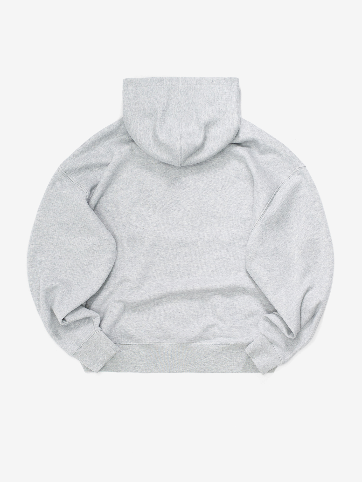 SAILOR PAUL — Худи Crop Zip Hoodie Серый Меланж