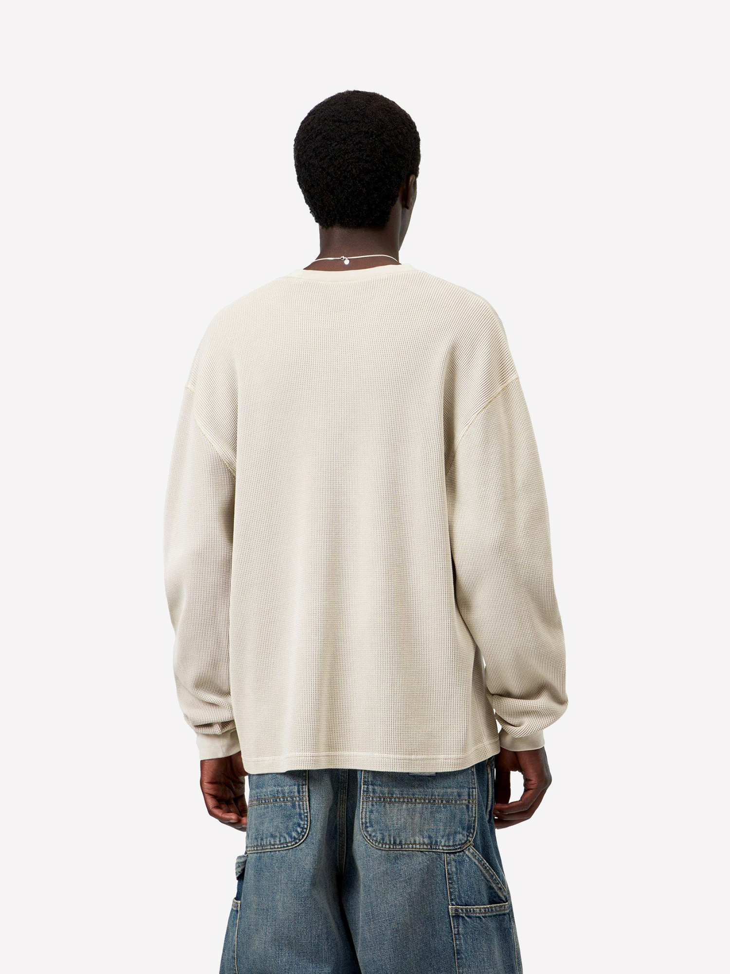 CARHARTT WIP — Лонгслив L/S Vista Waffle Fleur De Sel (Garment Dyed)