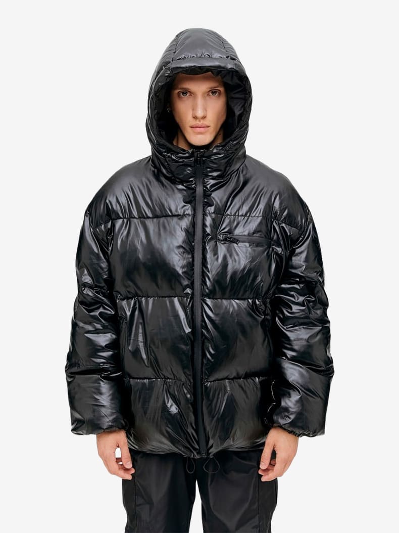 ZNY — Куртка Пуховик Hooded AW23 Black