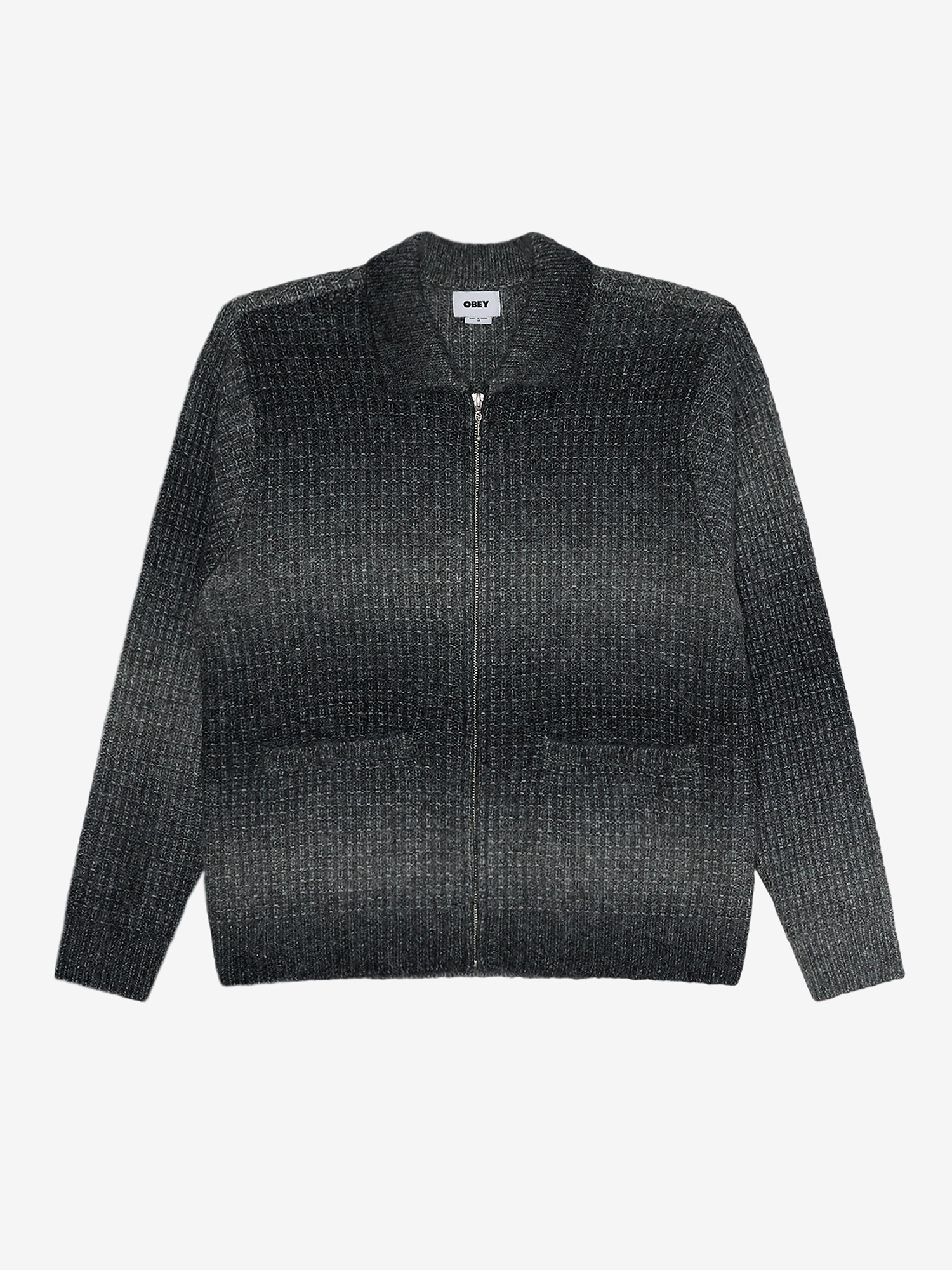 OBEY — Кардиган Anton Fradient Cardigan Charcoal Multi