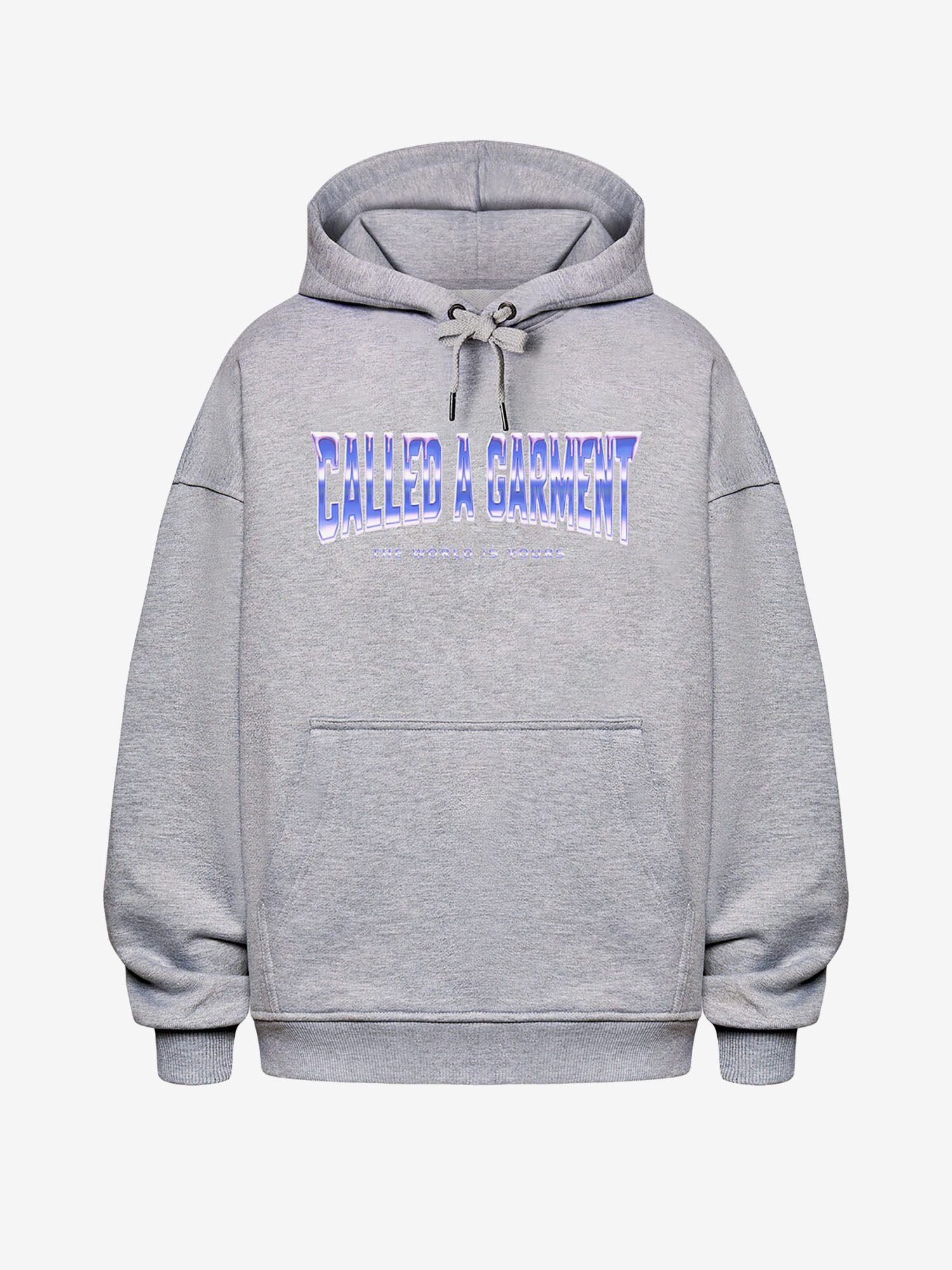 CALLED A GARMENT — Худи Frozen One Серый меланж