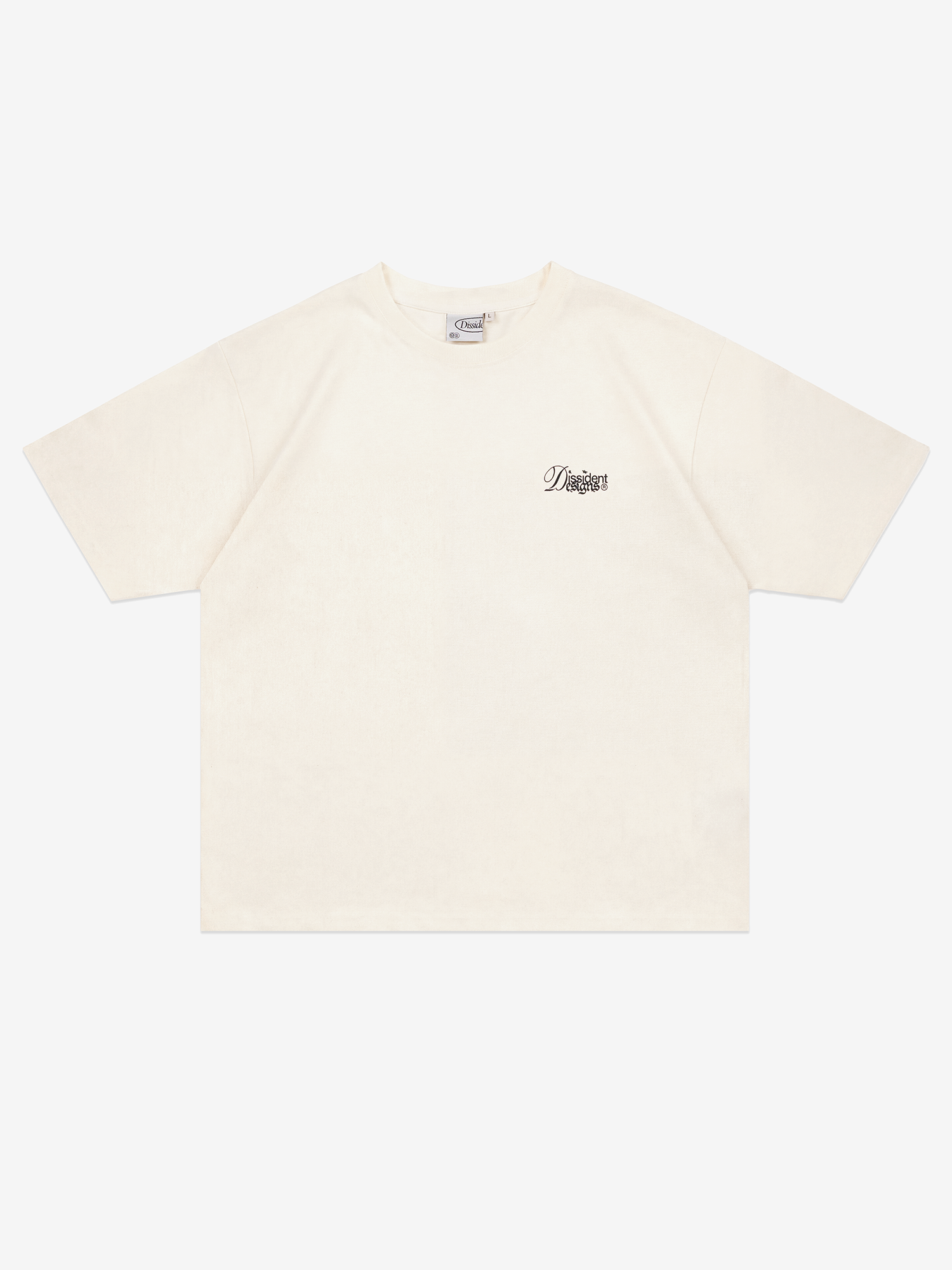 DISSIDENT — Футболка Orientierung Dyed Tee in Champagne