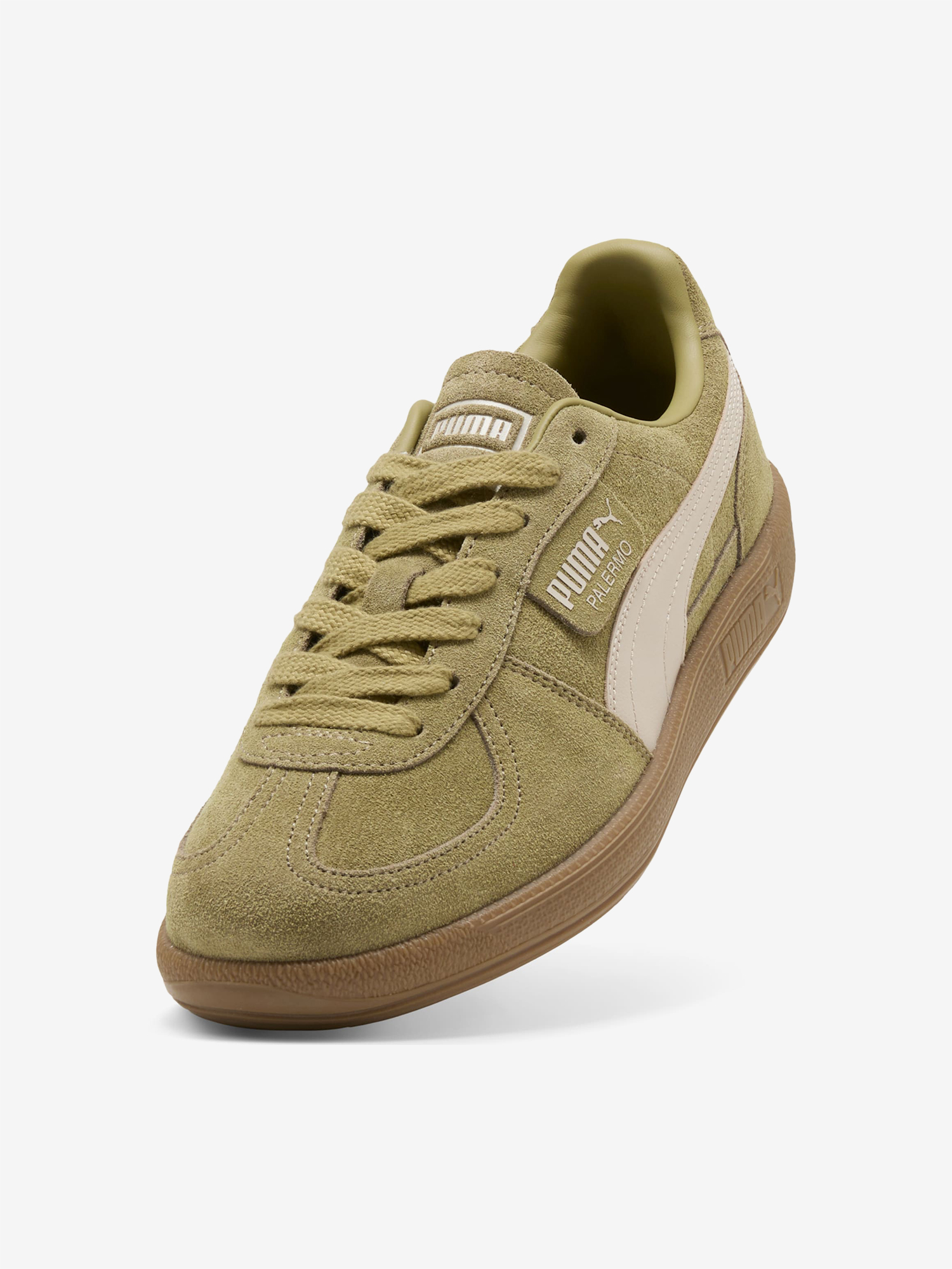 PUMA — Кроссовки Palermo Suede Chai Latte/Silver Fog