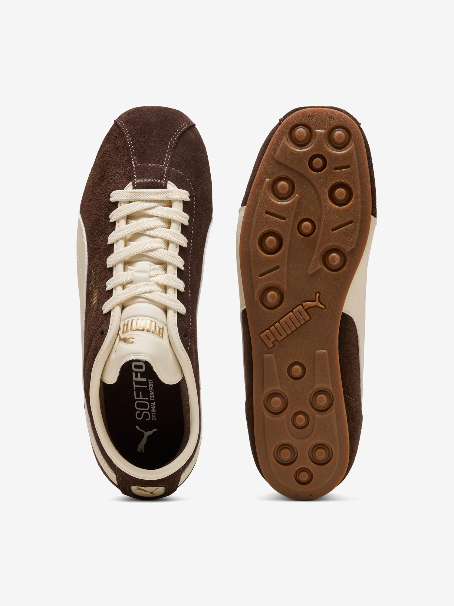 PUMA — Кроссовки Tackle Brown Suede/Frosted Ivory