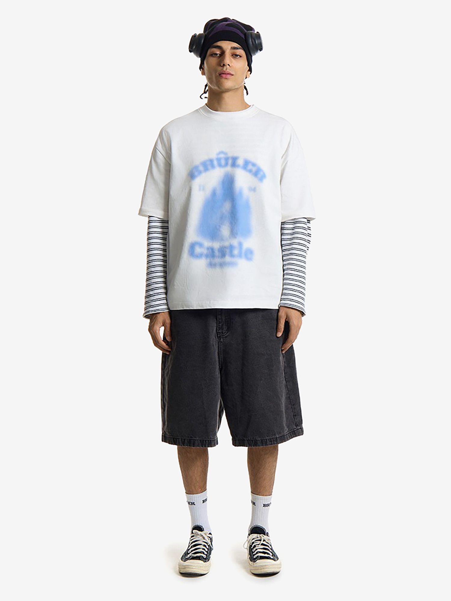 BRÛLER D’AMOUR — Футболка T-shirt Замок/Château White