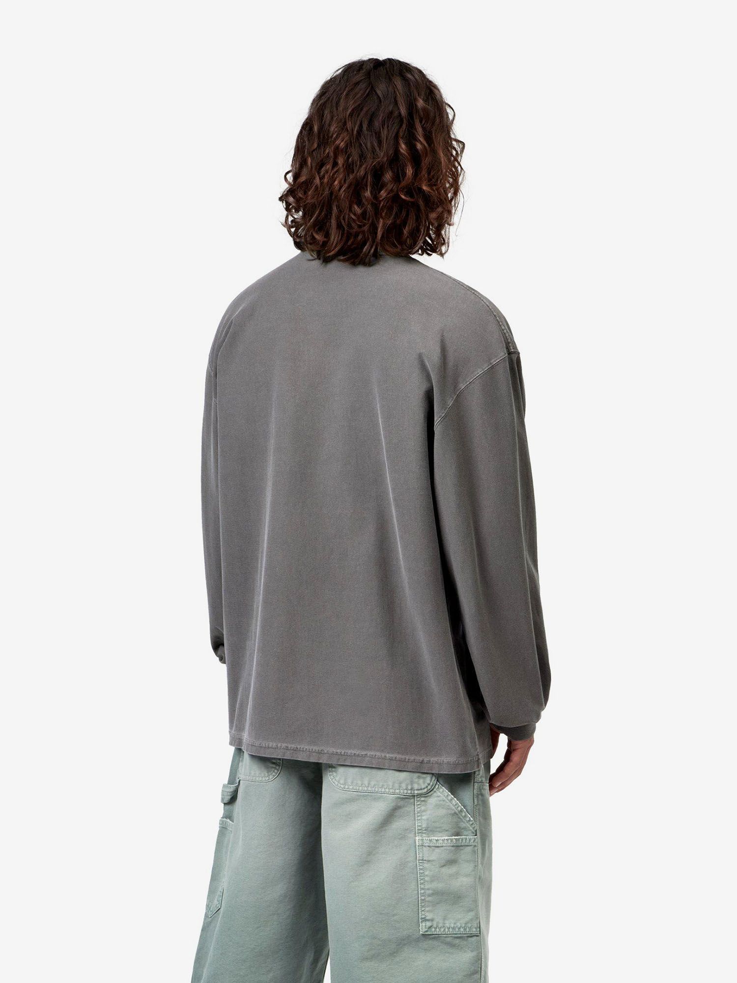CARHARTT WIP — Лонгслив L/S Loose Pocket T-Shirt Black (Garment Dyed)