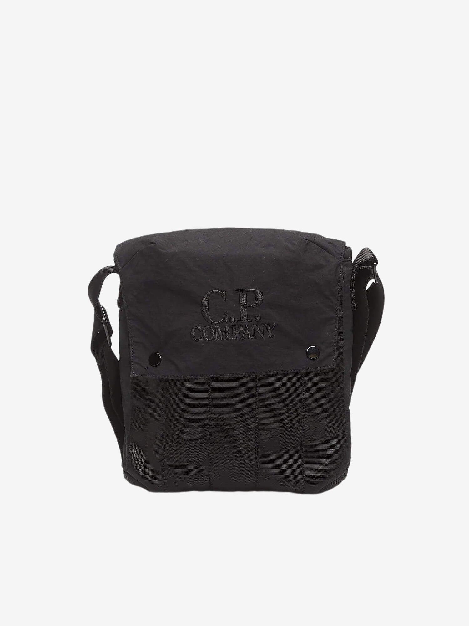C.P. COMPANY — Сумка Plain Paper Touch Mixed Shoulder Bag Black