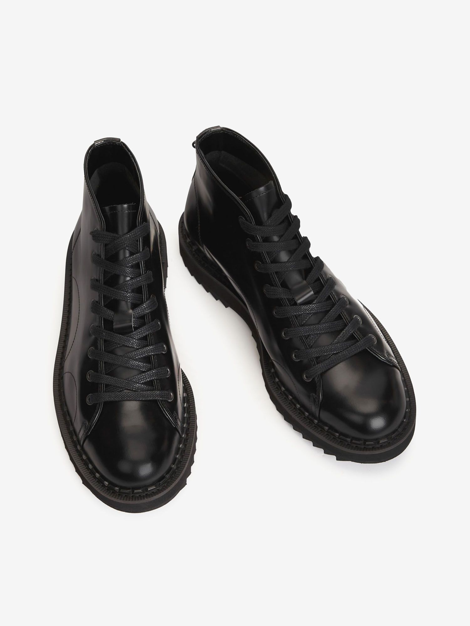 FRED PERRY — Ботинки George Cox Leather Monkey Boot Black