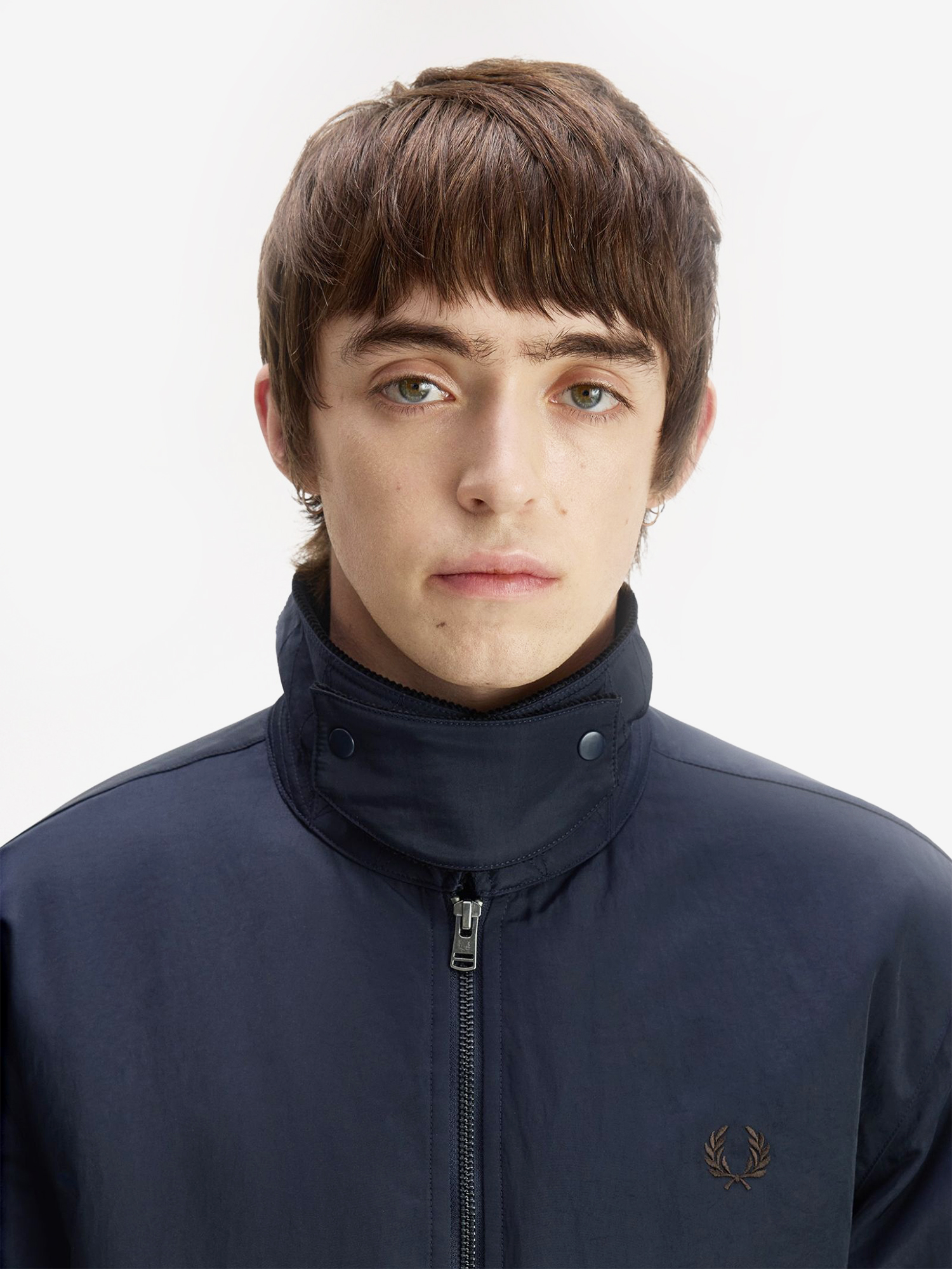 FRED PERRY — Куртка Nylon Caban Jacket Navy
