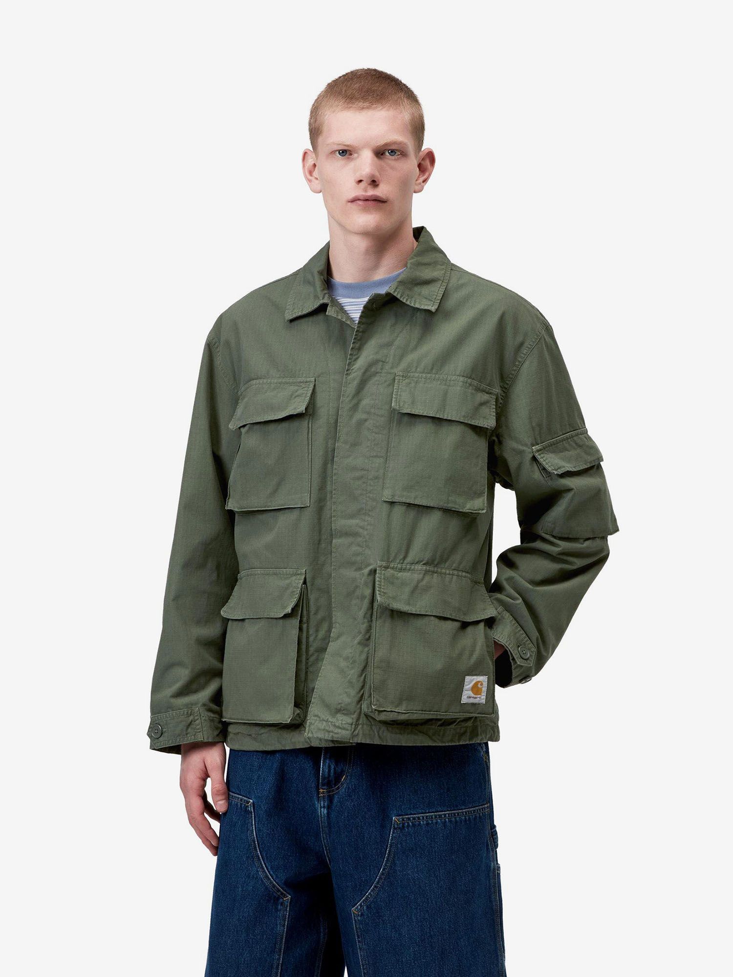CARHARTT WIP — Куртка Manderson Jacket Leaf (Garment Dyed)