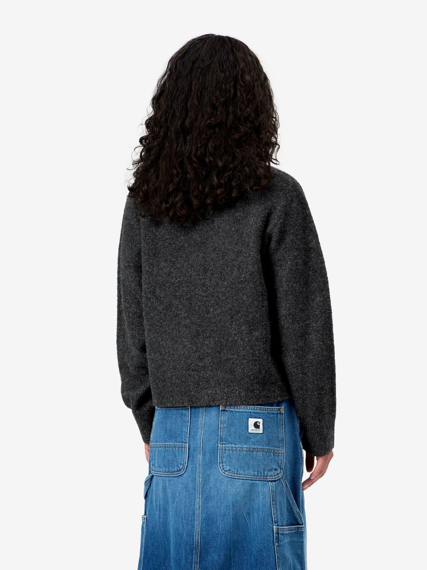 CARHARTT WIP — Свитер W Curtis Sweater Tangled Black