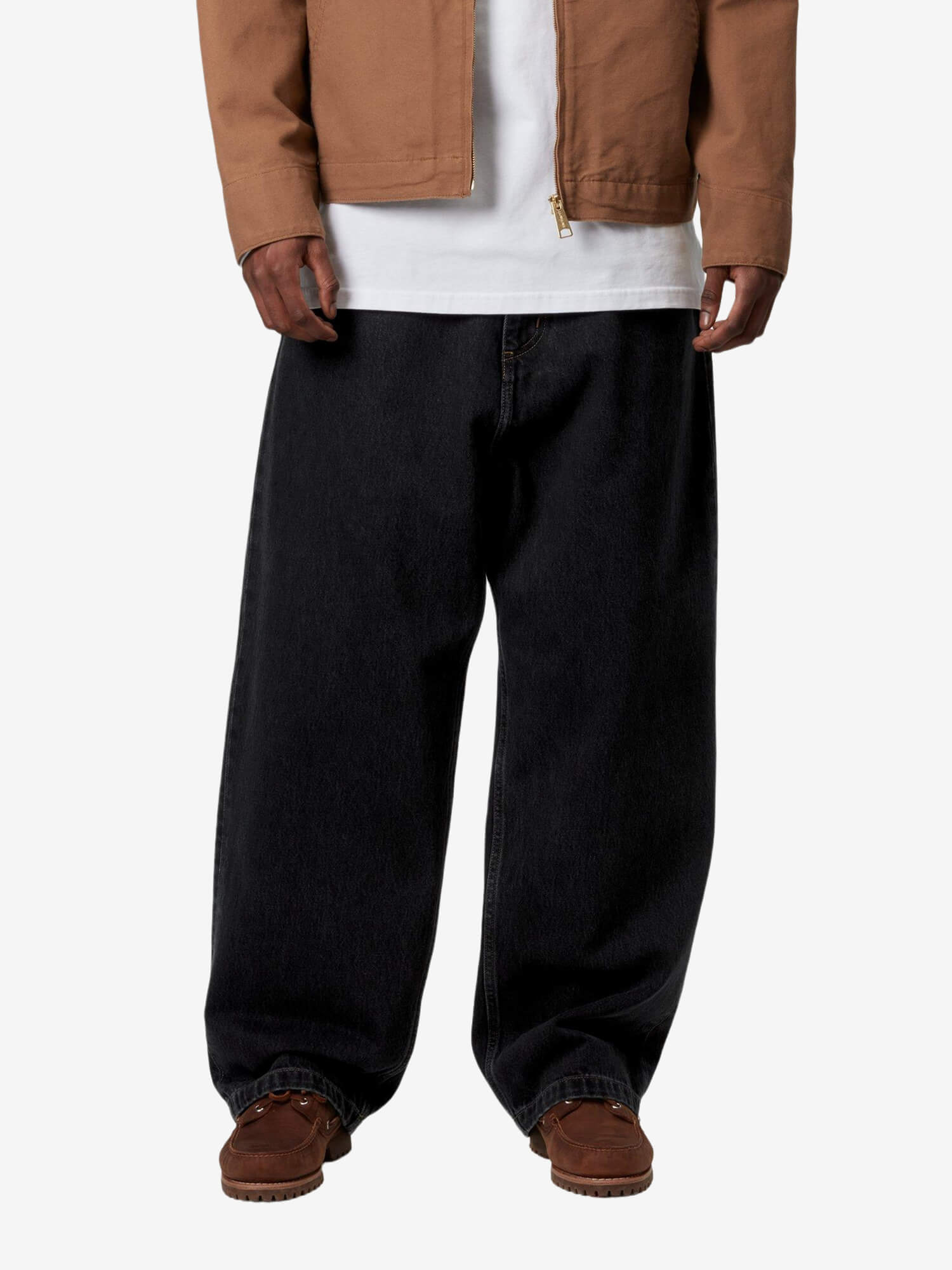 CARHARTT WIP — Джинсы Brandon Black (Stone Washed)