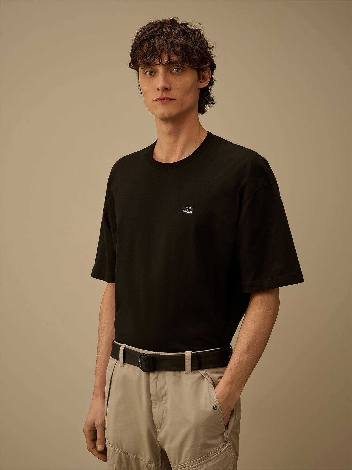 C.P. COMPANY — Ремень Herringbone Tape Belt Black