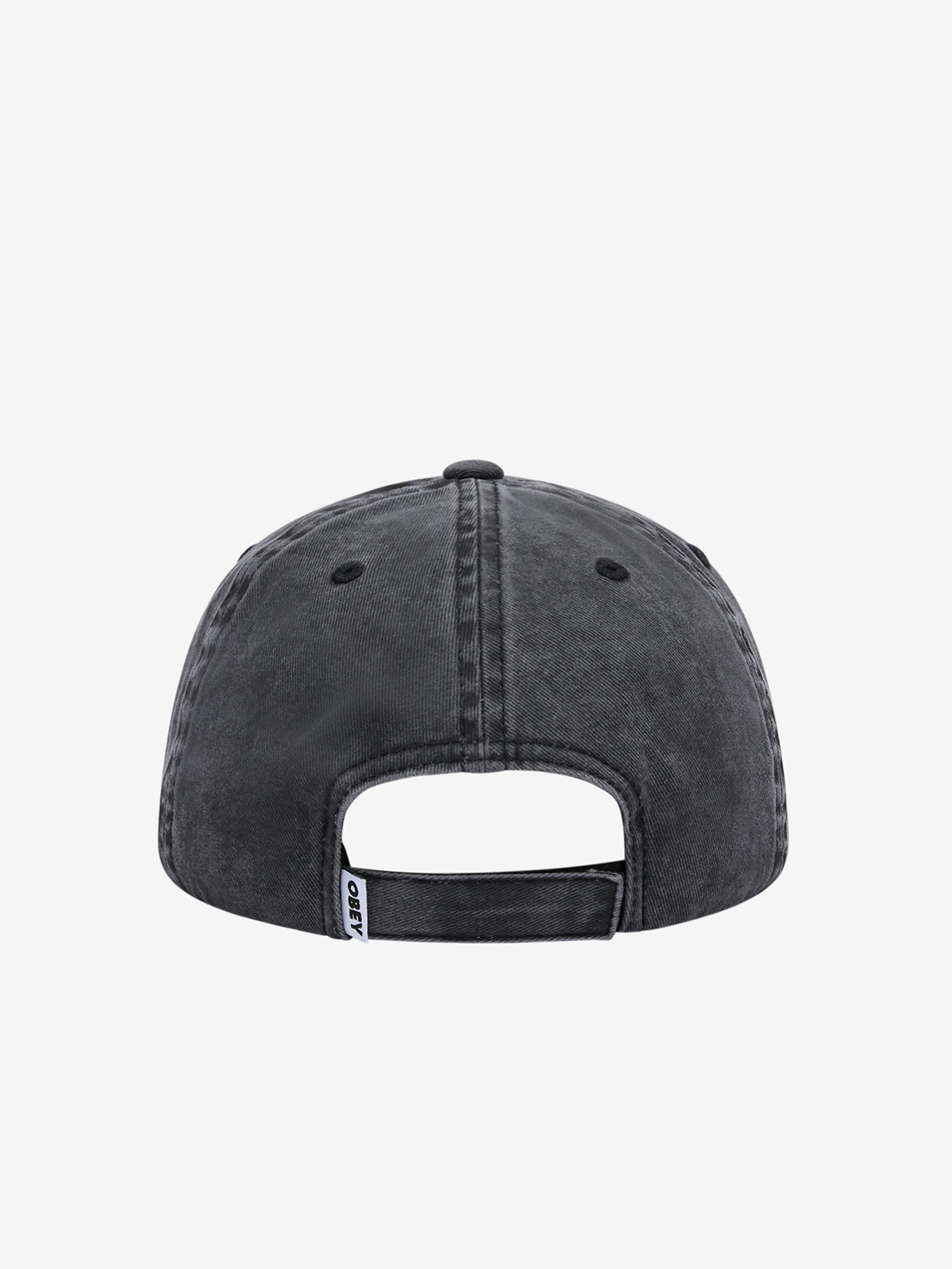 OBEY — Кепка Pigment Obey Static 6 Panel Velcro Back Pigment Black