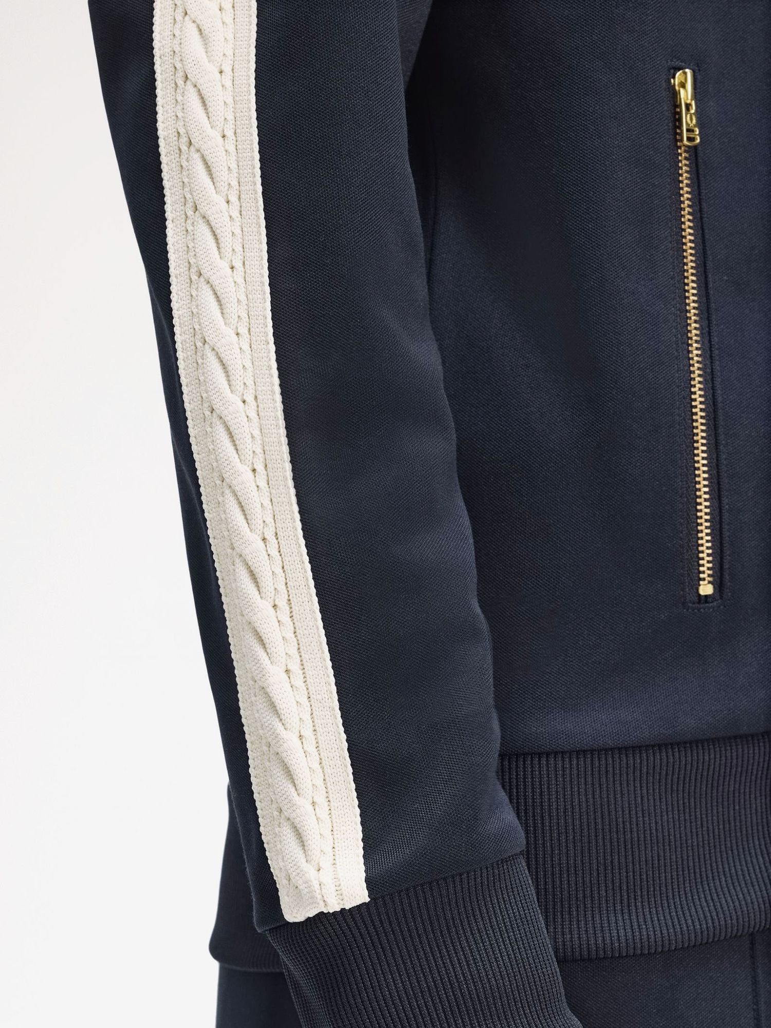 FRED PERRY — Олимпийка Cable Taped Track Jacket Navy
