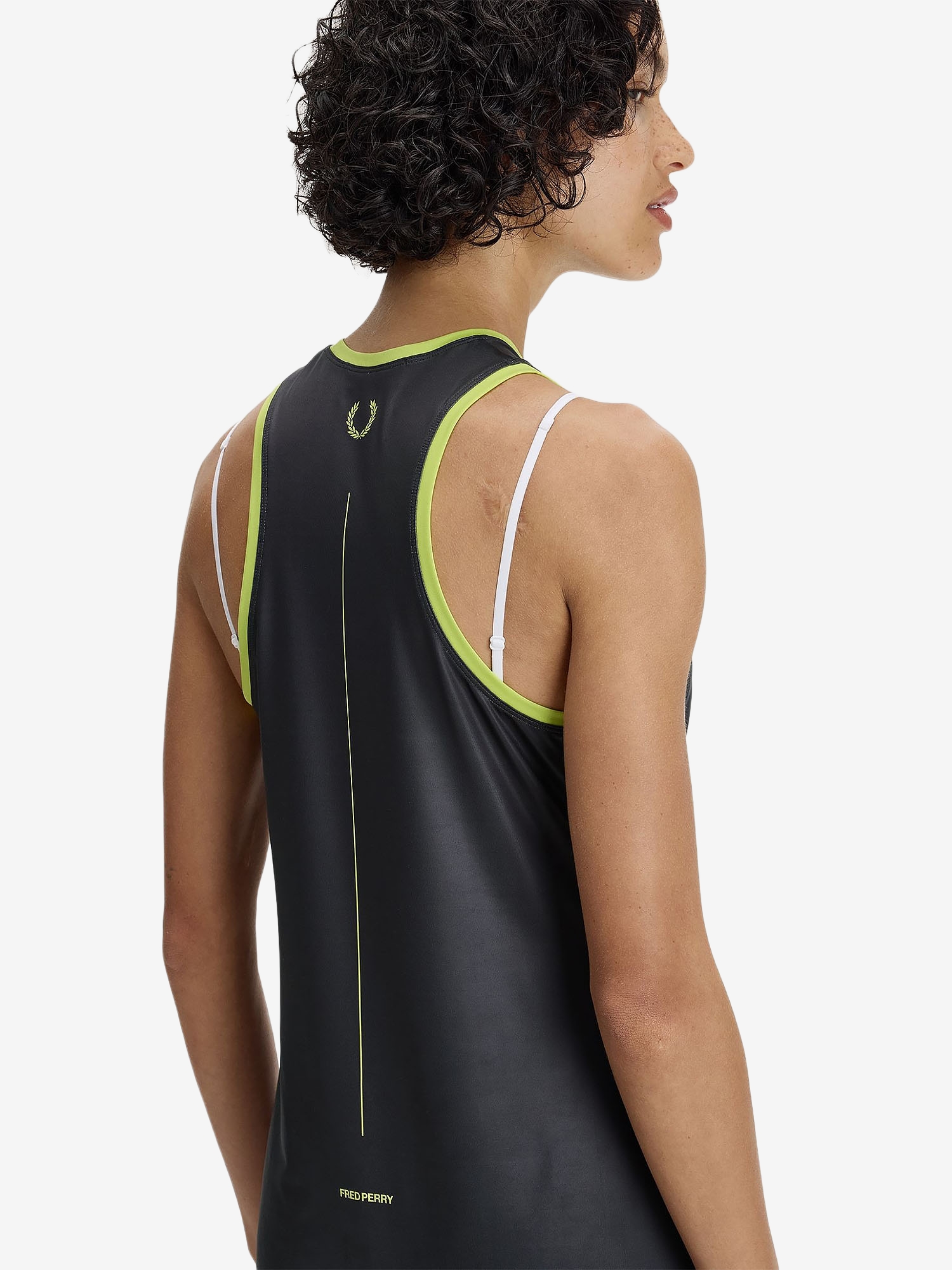 FRED PERRY — Платье Tennis Printed Dress Anchor Grey