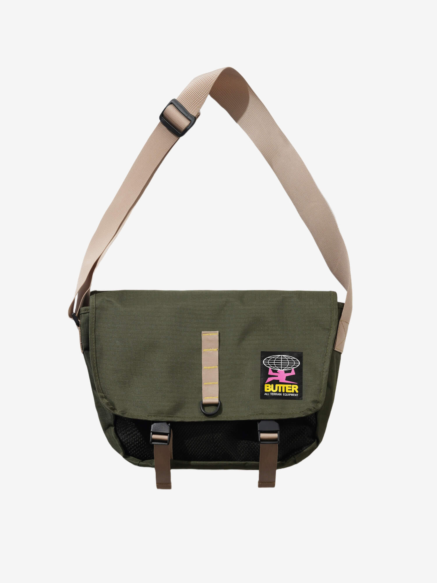 BUTTER GOODS — Сумка Commute Bag Olive/Khaki Ripstop