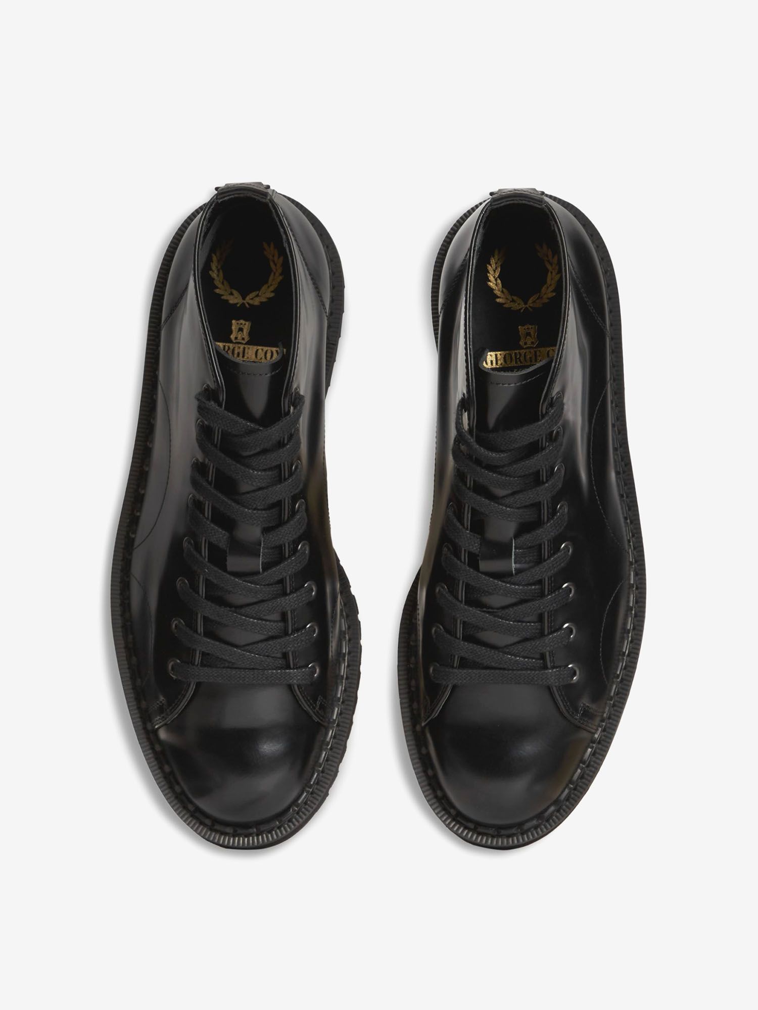 FRED PERRY — Ботинки George Cox Leather Monkey Boot Black
