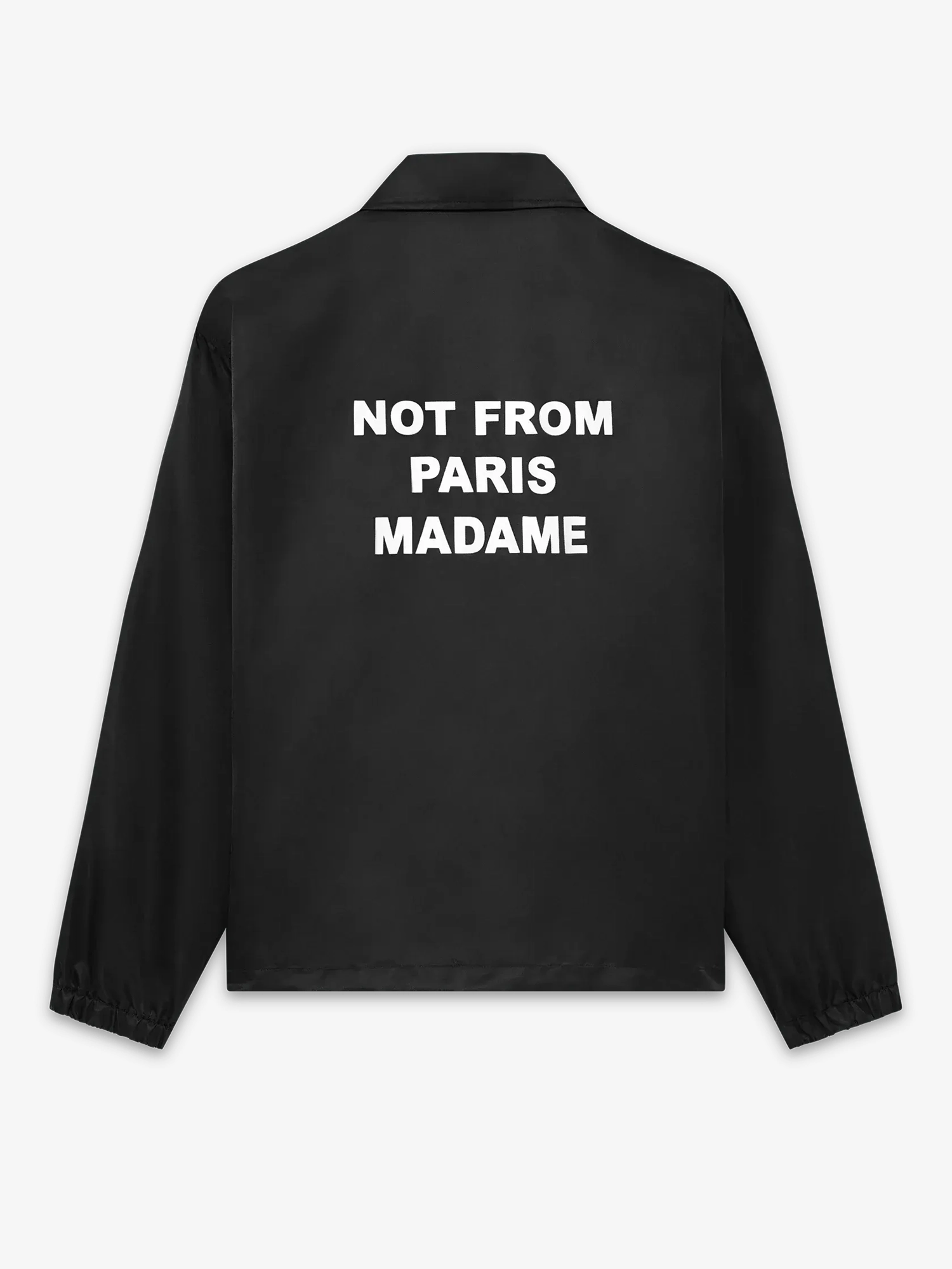 DRÔLE DE MONSIEUR — Куртка Slogan Jacket Black