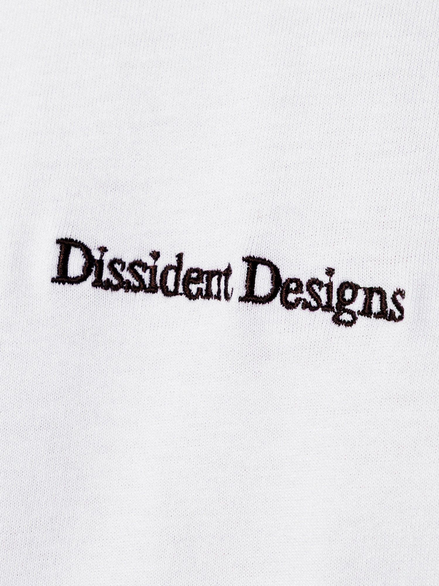 DISSIDENT — Футболка DD Logo Tee in White