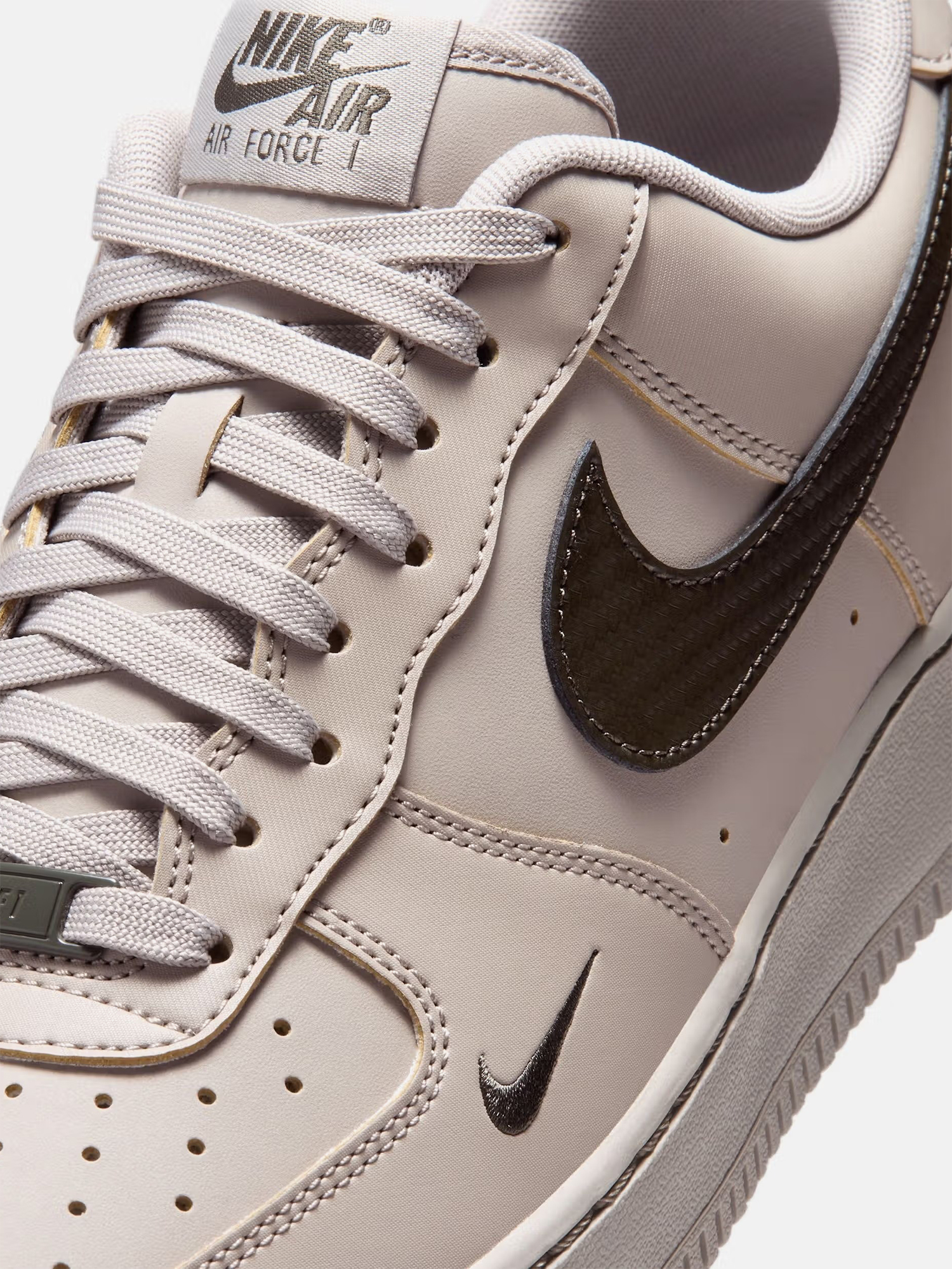 NIKE — Кроссовки Air Force 1 Low '07 College Grey/Newsprint