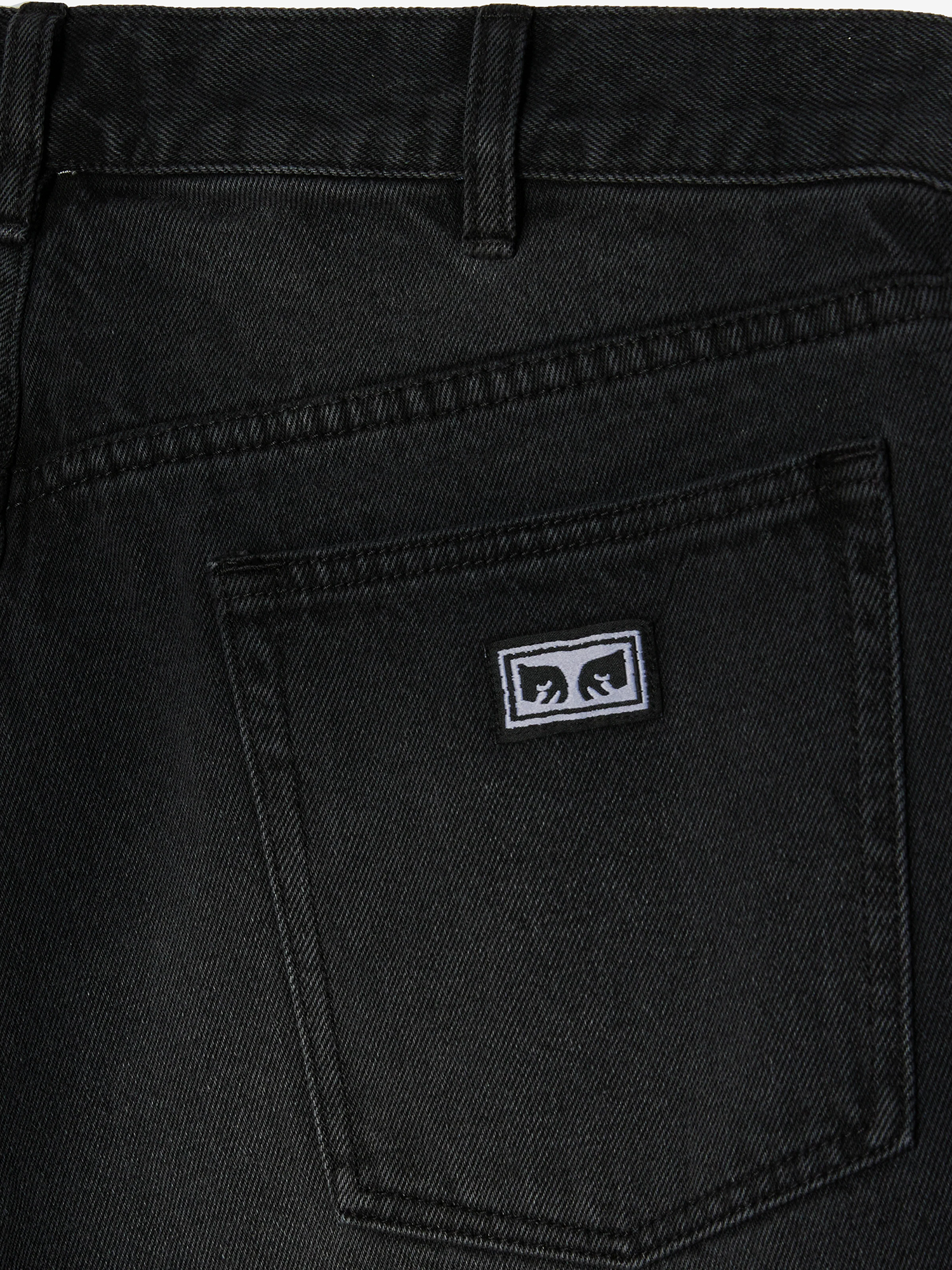 OBEY — Джинсы Bigwig Baggy Denim Heavy Vintage Black