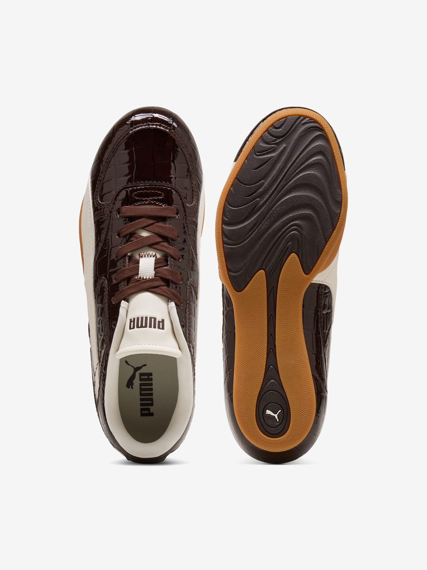 PUMA — Кроссовки Bella Mina Croc Brown/Cream White
