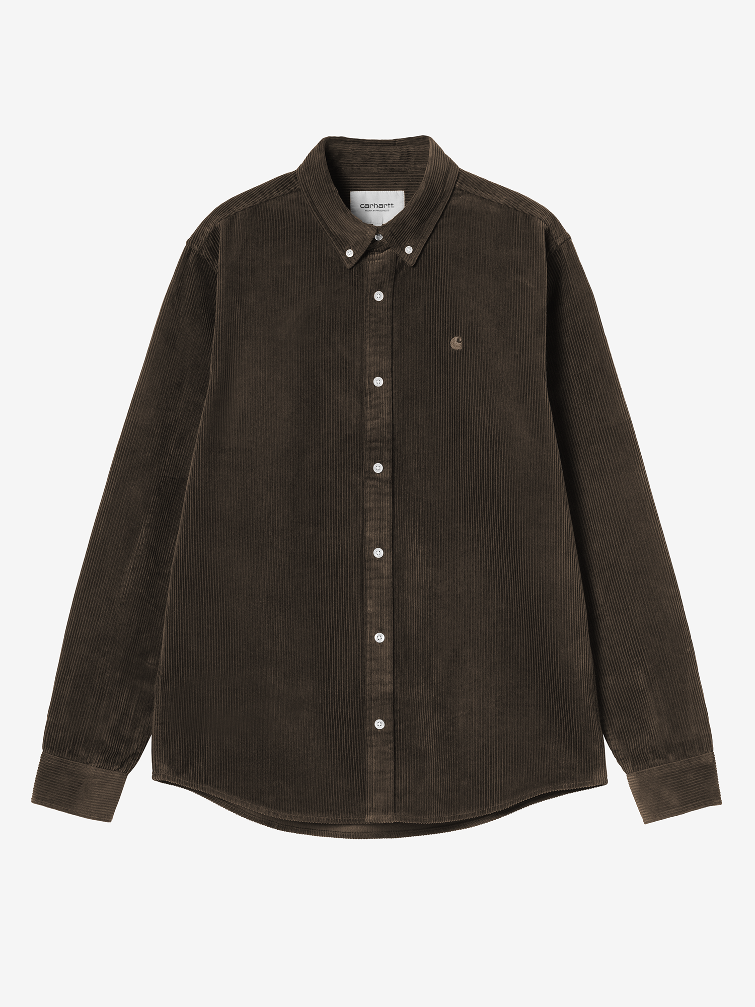 CARHARTT WIP — Рубашка Madison Cord Tobacco