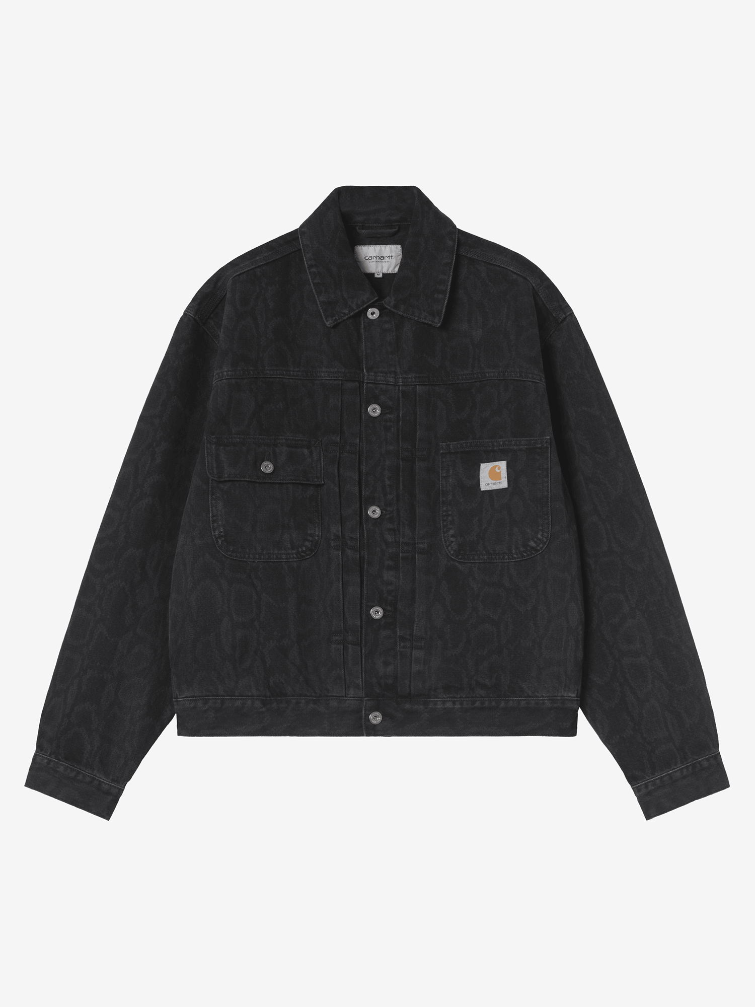 CARHARTT WIP — Куртка Belmar Jacket Snake Camo Black (Heavy Stone Wash)