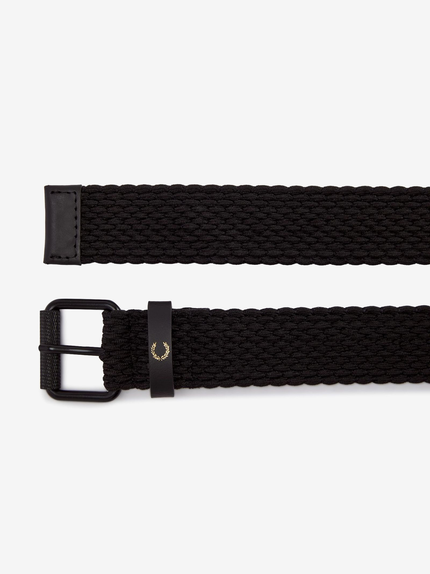 FRED PERRY — Ремень Woven Elastic Belt Black