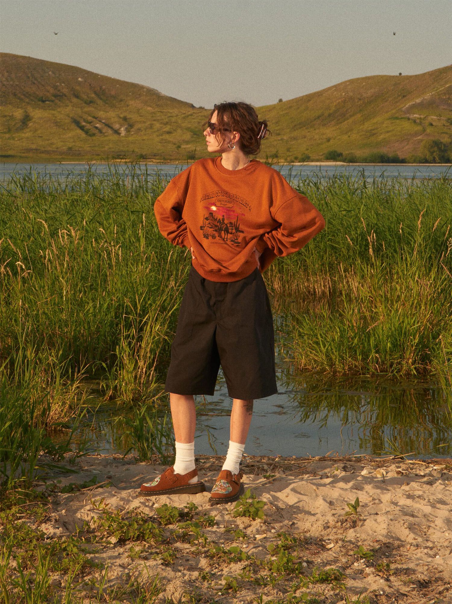 CALLED A GARMENT — Шорты Tourist черный