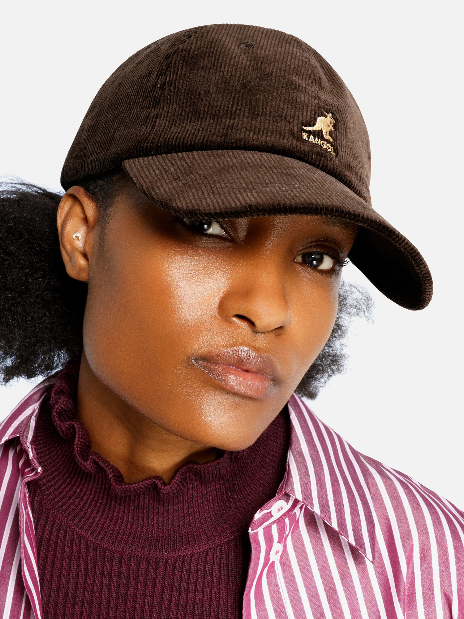 KANGOL — Кепка Cord Baseball Brown