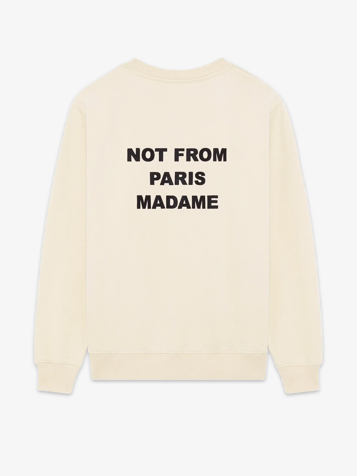 DRÔLE DE MONSIEUR — Свитшот Bold Slogan Sweatshirt Mastic