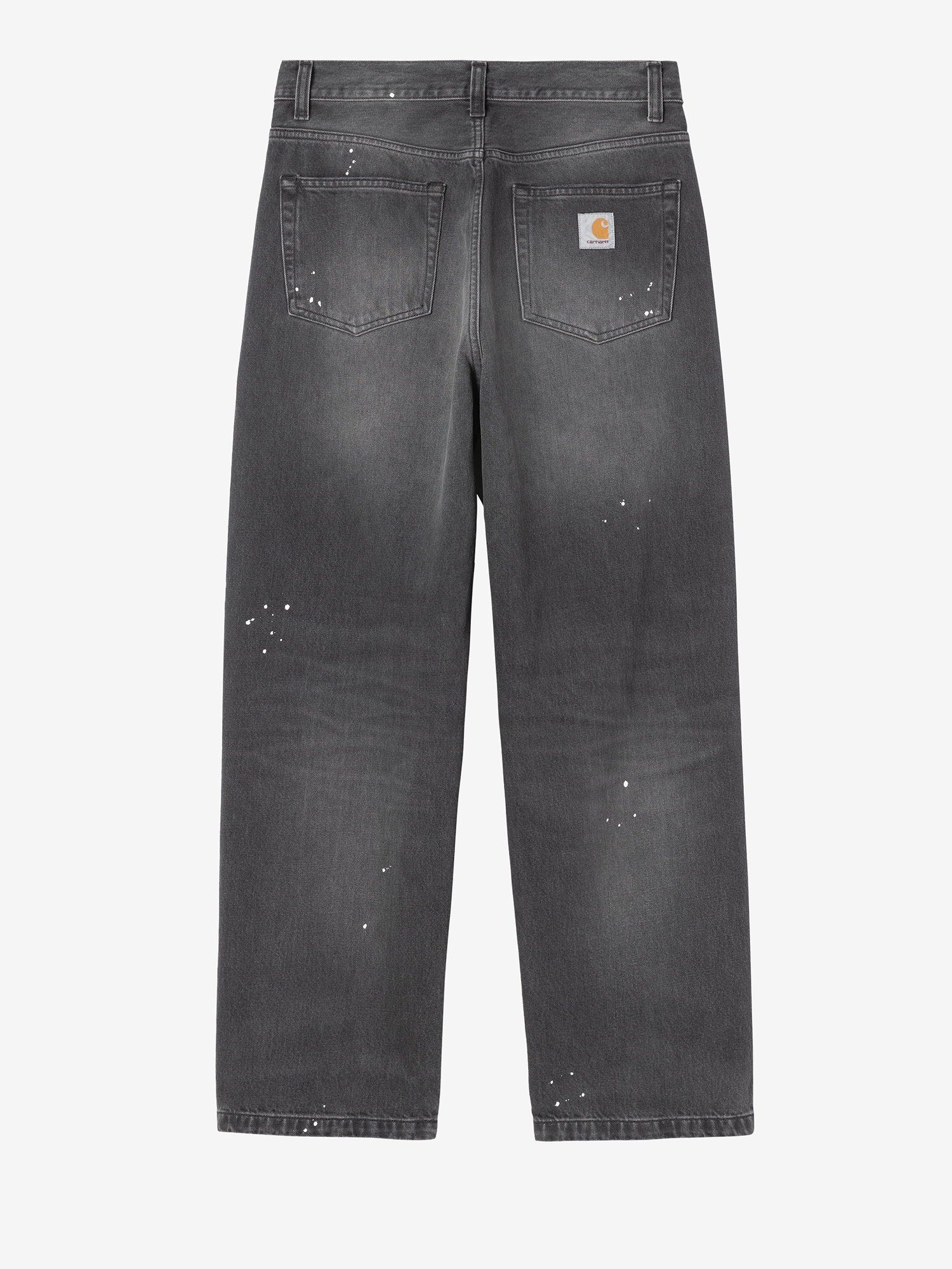 CARHARTT WIP — Джинсы Landon Black (Destroy Wash, Splatter)