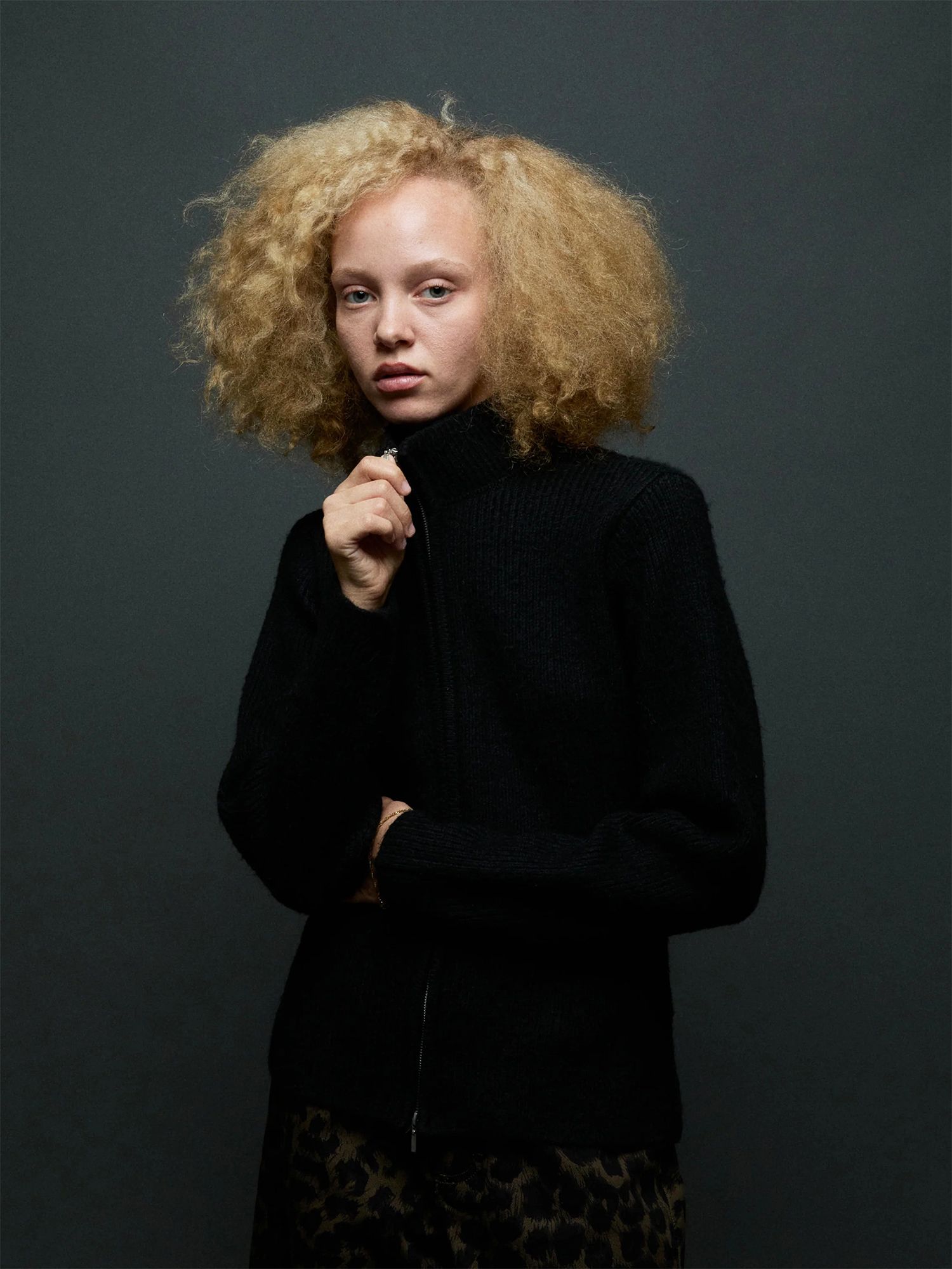 OBEY — Кардиган Ciel 2 Way ZIP Cardigan Black