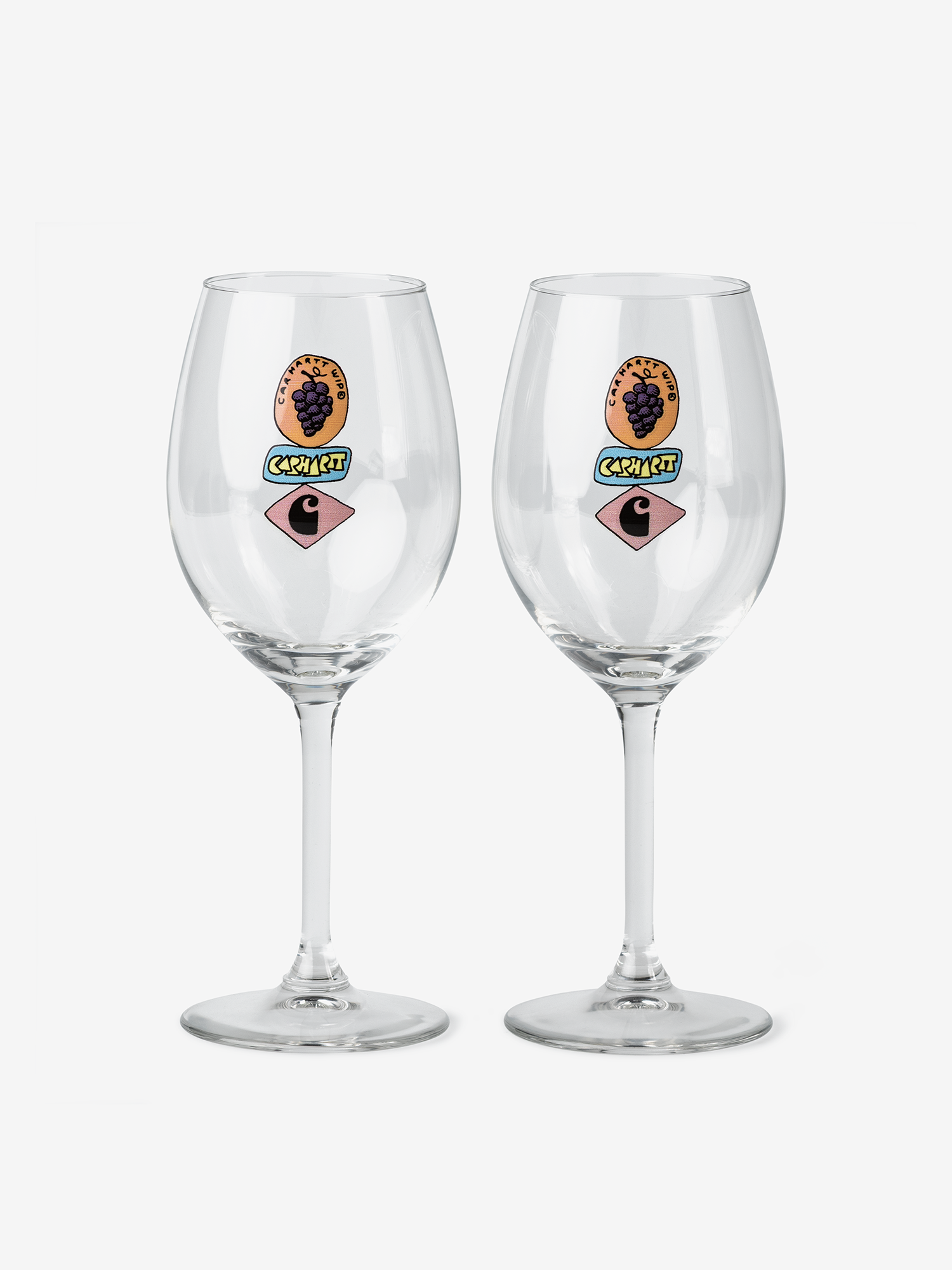 CARHARTT WIP — Винный бокал Stacked Grapes Wine Glass Set Clear