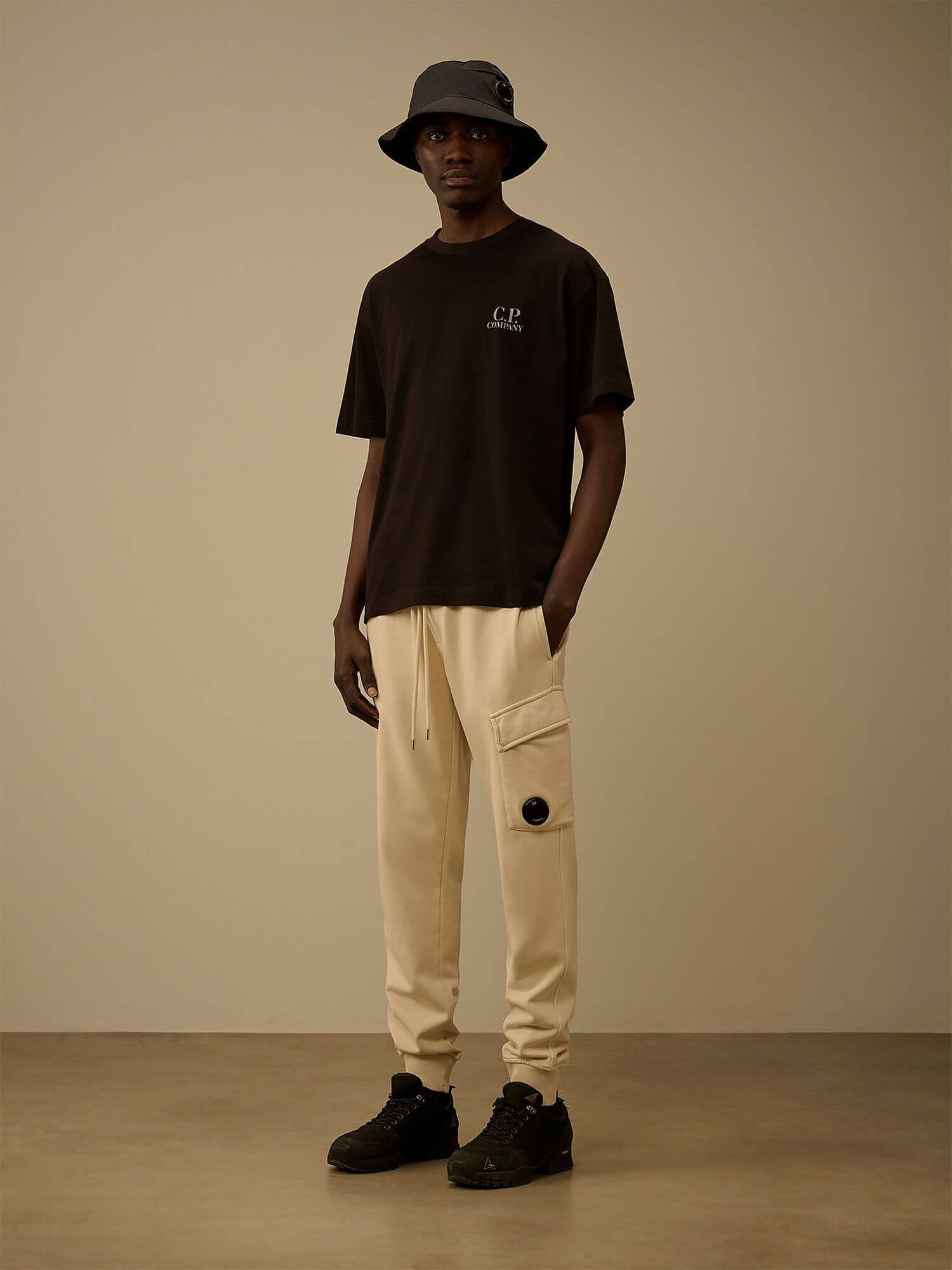 C.P. COMPANY — Футболка 30/1 Jersey SS Printed Graphics Black