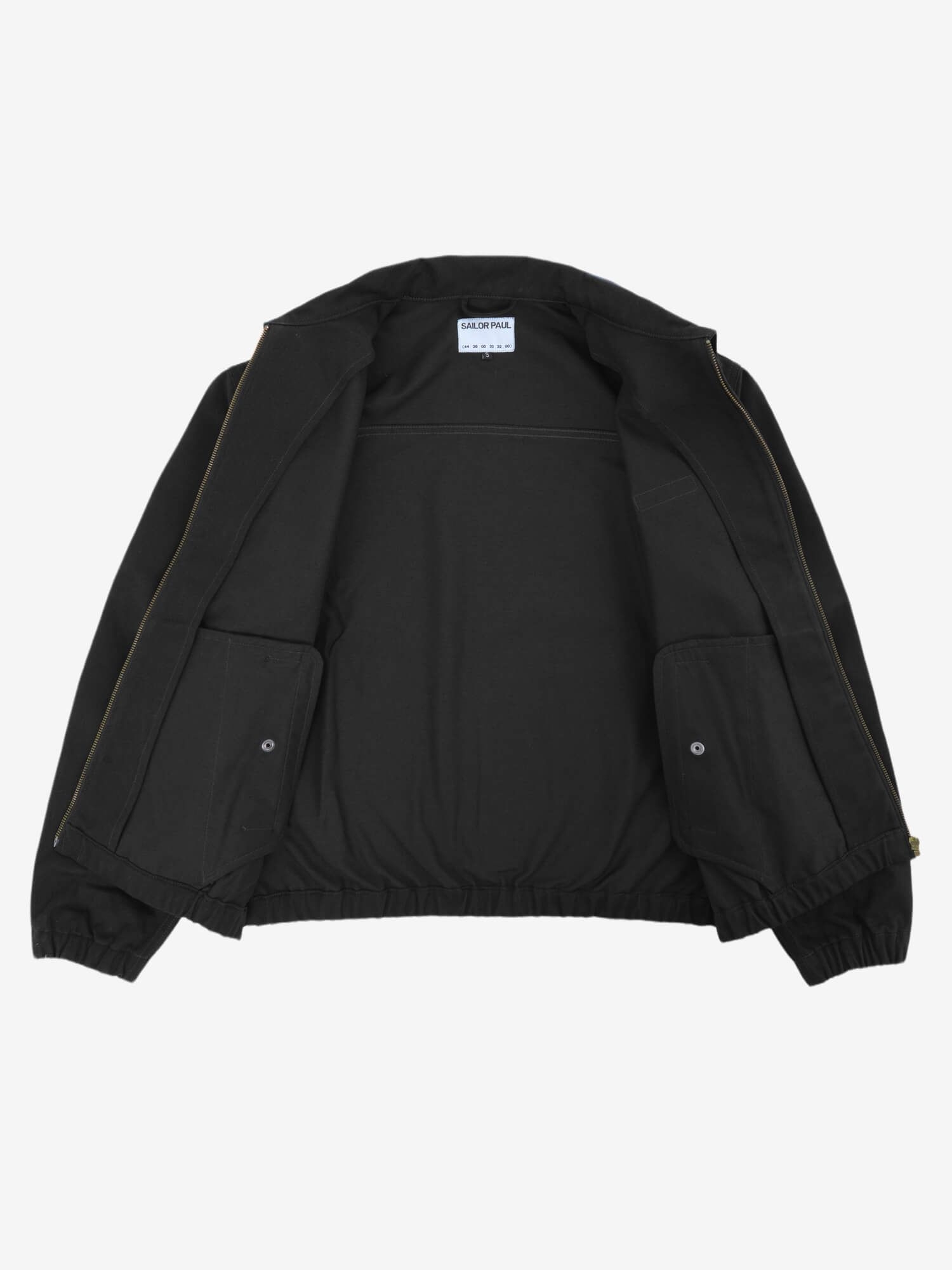 SAILOR PAUL — Куртка Text Logo Twill Jacket Черный