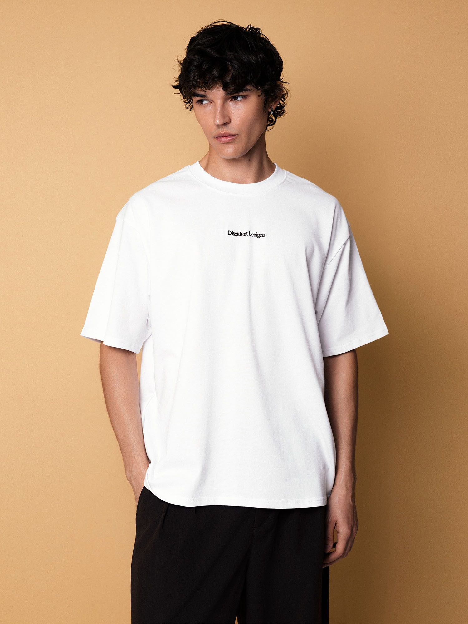 DISSIDENT — Футболка DD Logo Tee in White