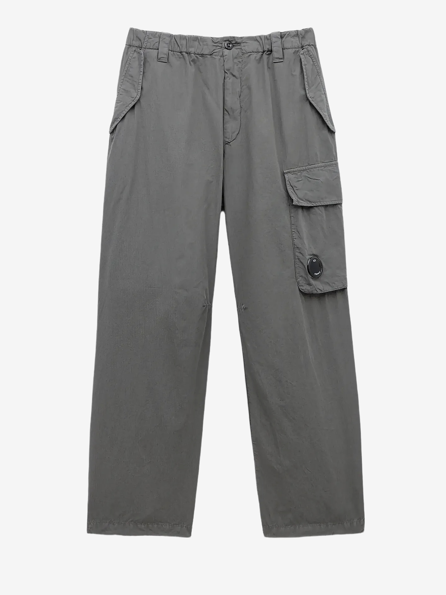 C.P. COMPANY — Штаны Cotton Rip-Stop Boxy Lens Cargo Pants Gunmetal