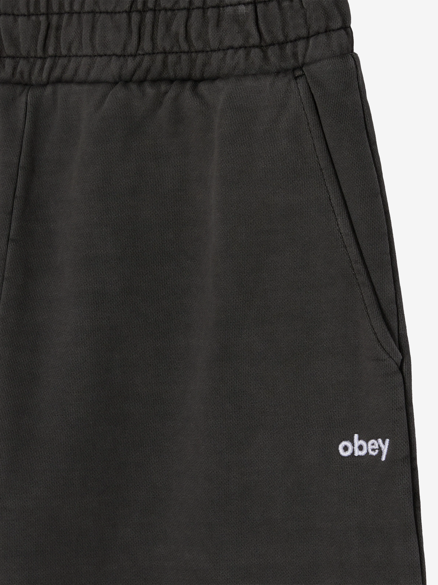 OBEY — Штаны Lowercase Straight Leg Sweatpant Pigment Digital Black
