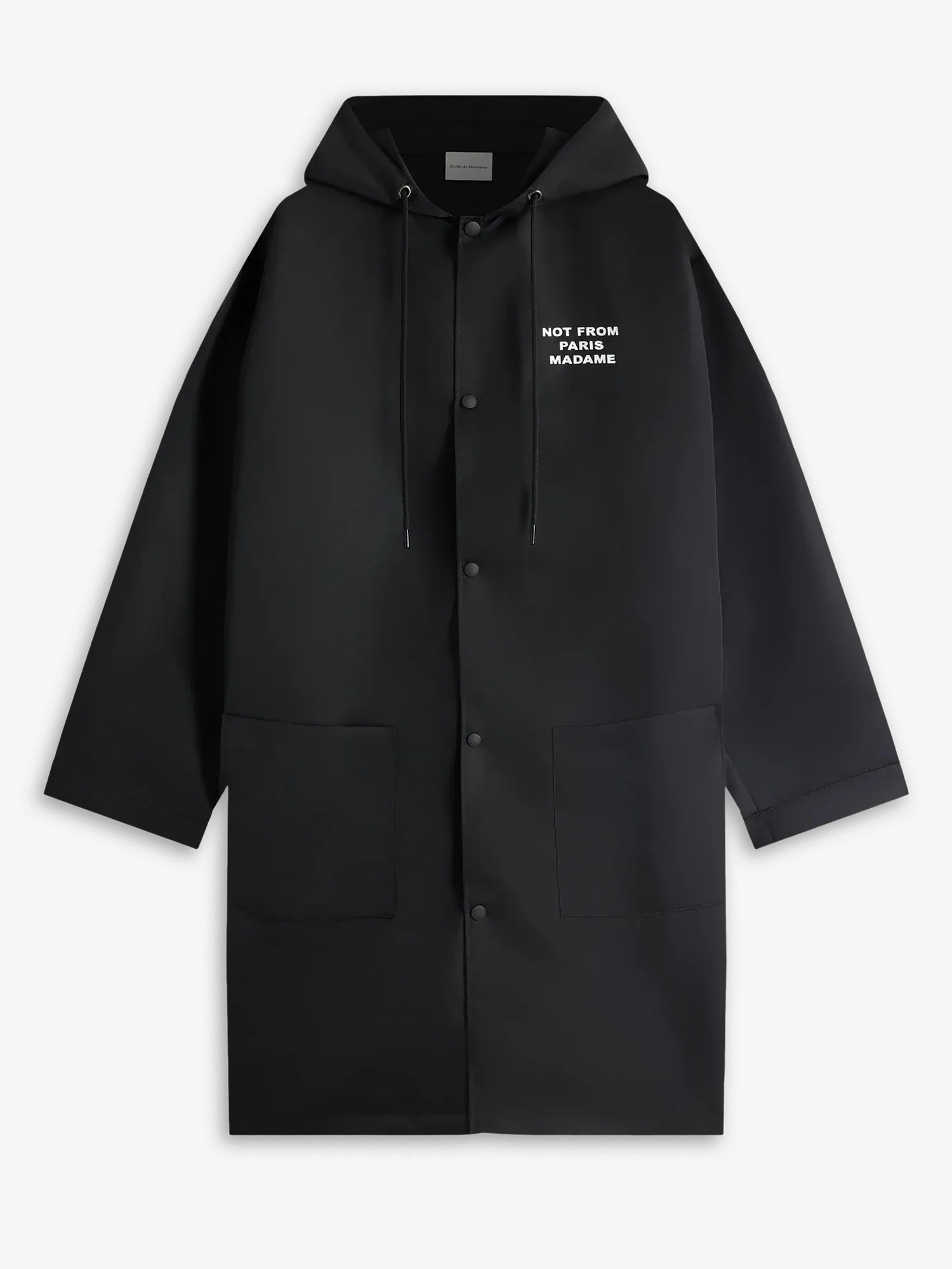 DRÔLE DE MONSIEUR — Куртка Slogan Parka Black