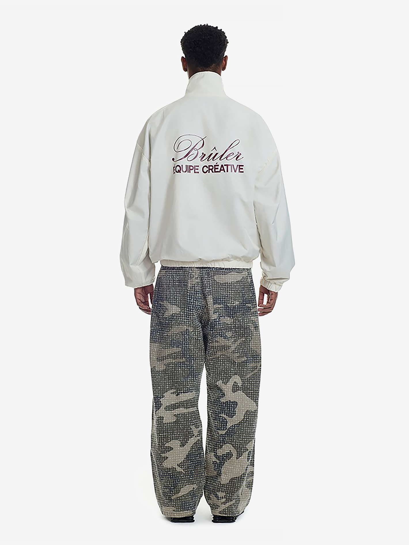 BRÛLER D’AMOUR — Куртка Double Face Track Jacket Regular Black