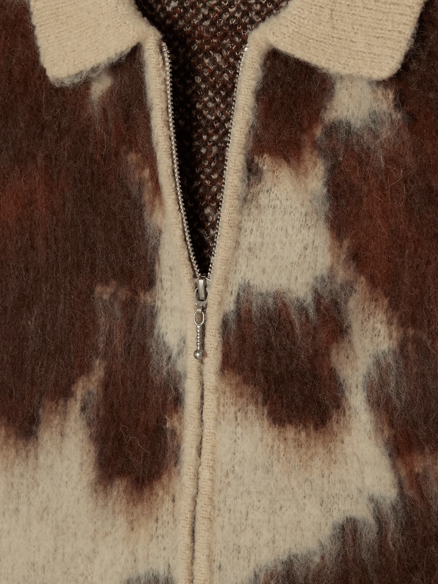 OBEY — Свитер Cow Pattern ZIP Sweater Cow Multi