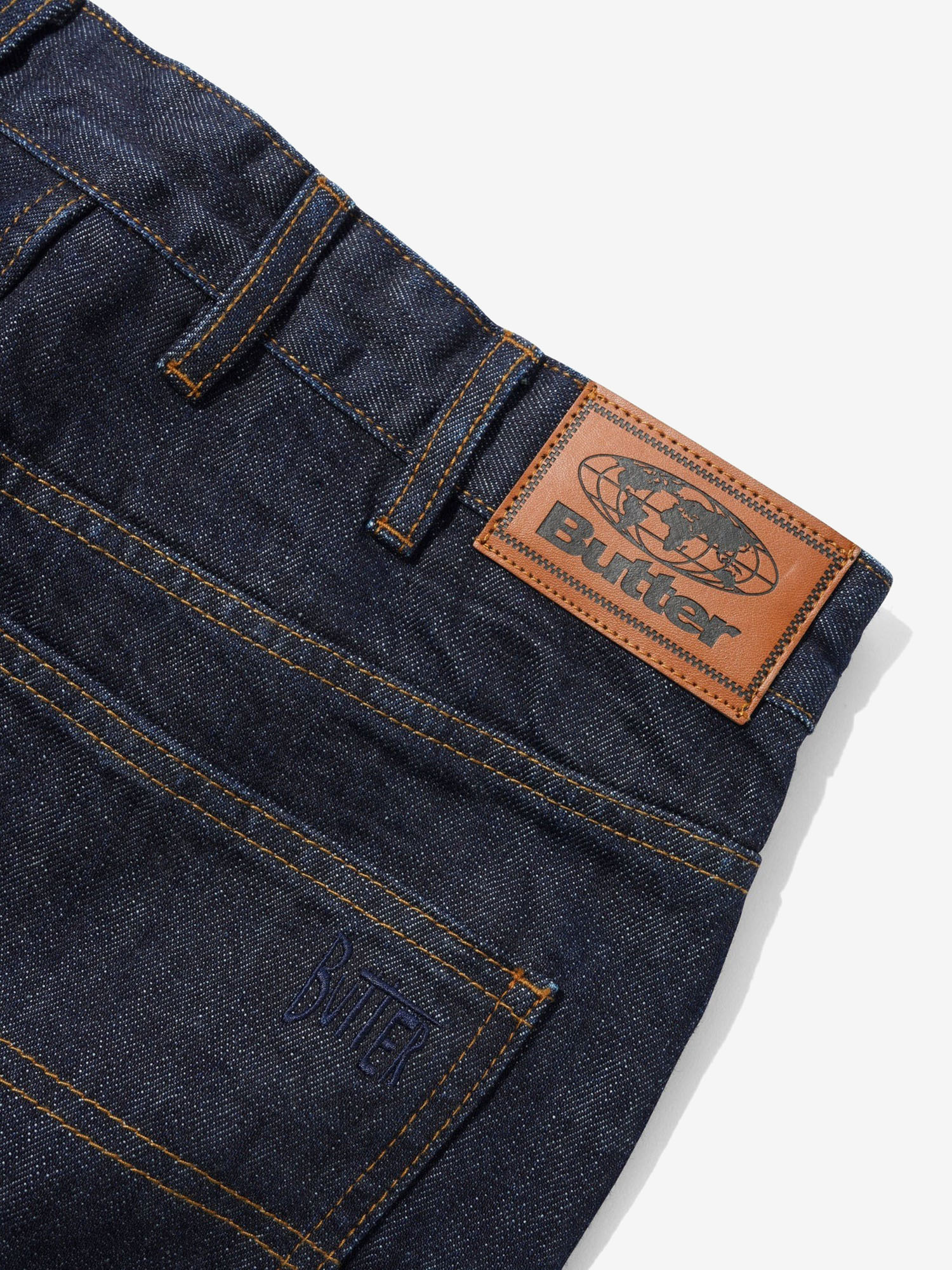 BUTTER GOODS — Джинсы Straight Leg Denim Jeans Selvedge Blue