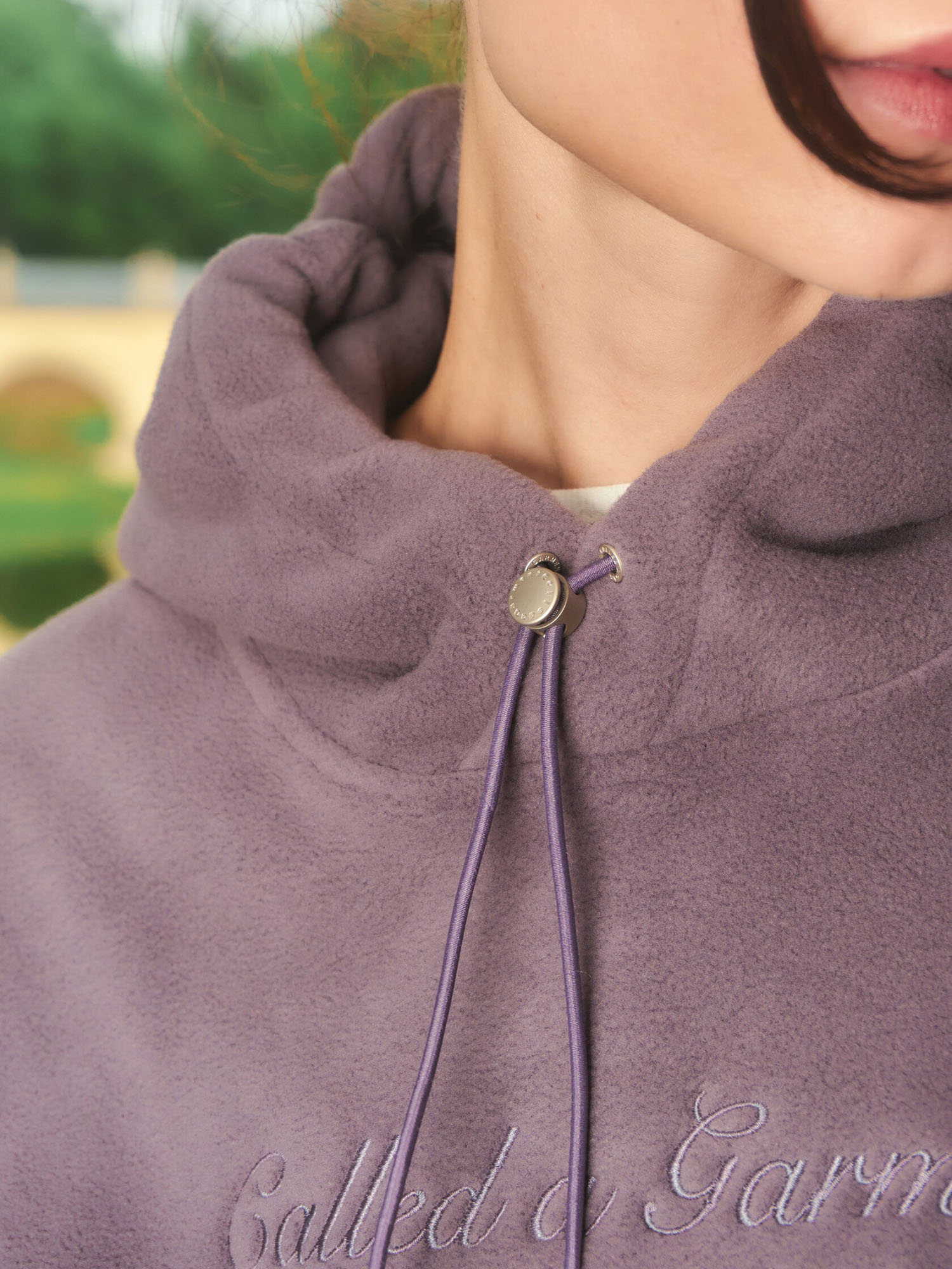 CALLED A GARMENT — Худи Classic CG Hoodie Серо-фиолетовый