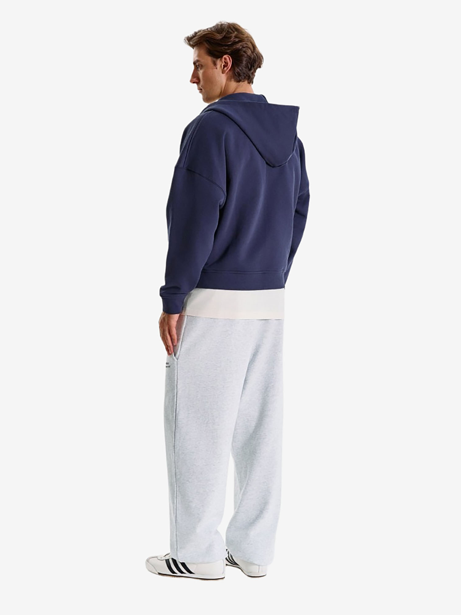 BRÛLER D’AMOUR — Худи Zip Logo de Base 01 Navy Blue