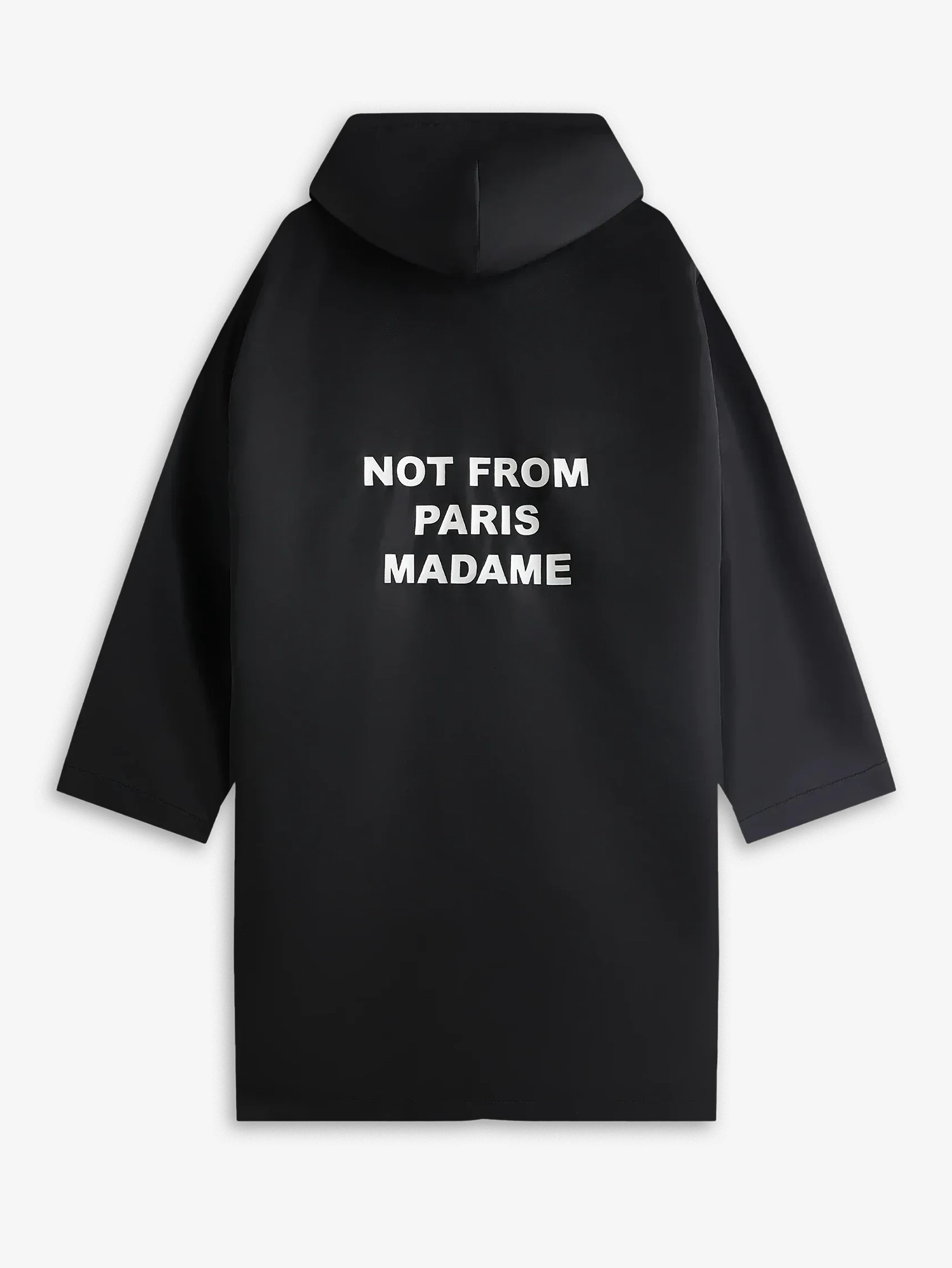 DRÔLE DE MONSIEUR — Куртка Slogan Parka Black