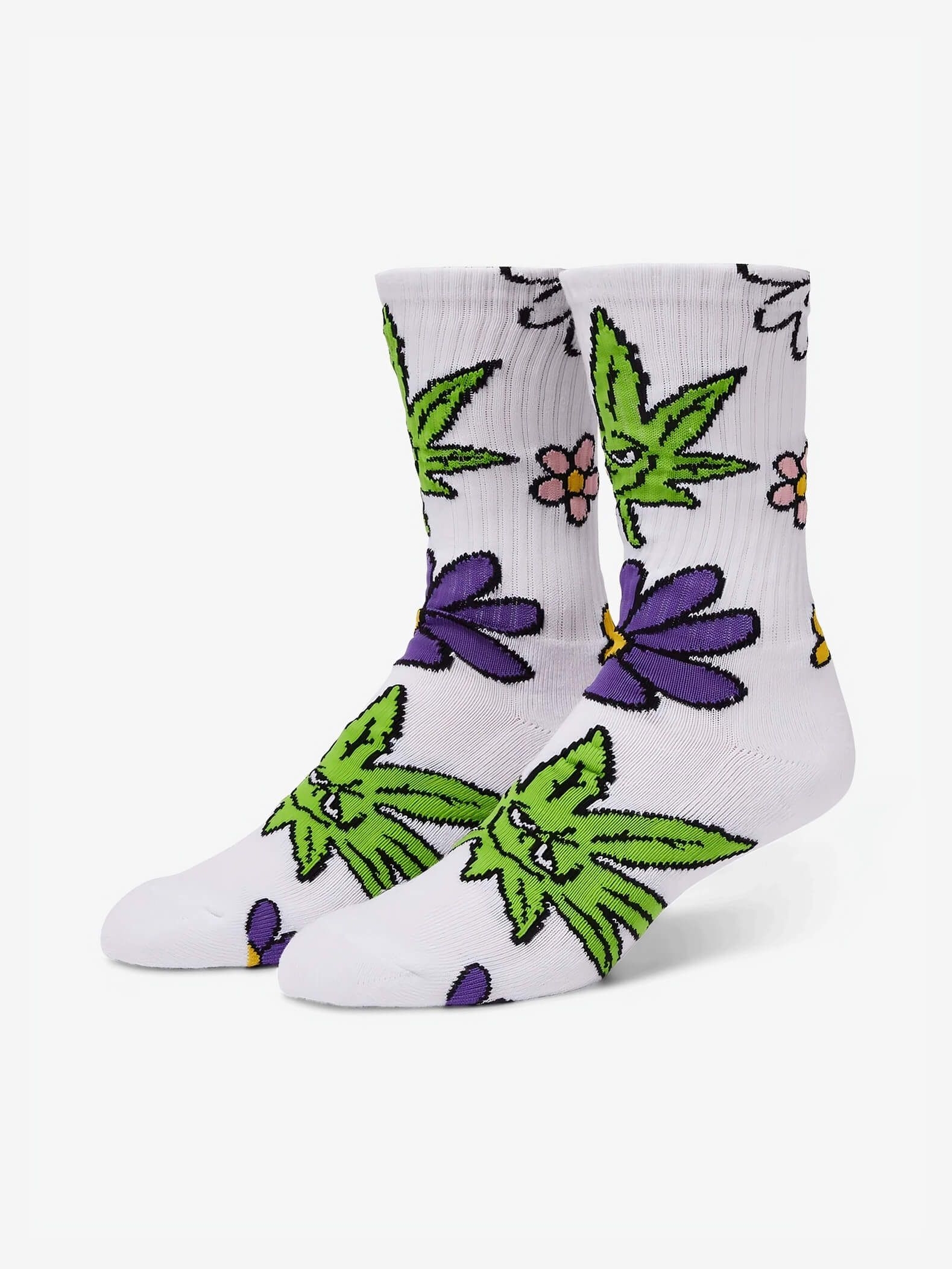 HUF — Носки Green Buddy Allergies White