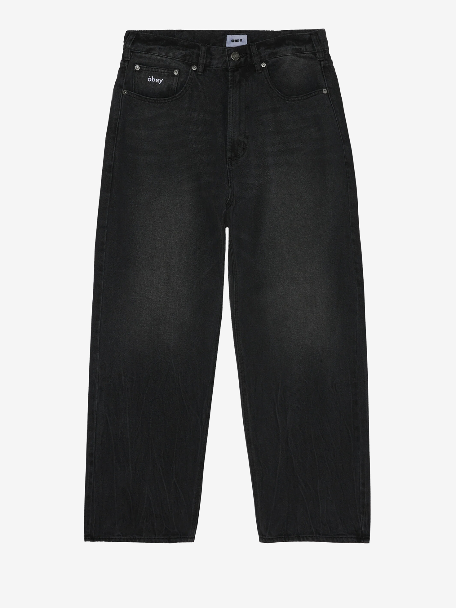 OBEY — Джинсы Bigwig Baggy Denim Heavy Vintage Black